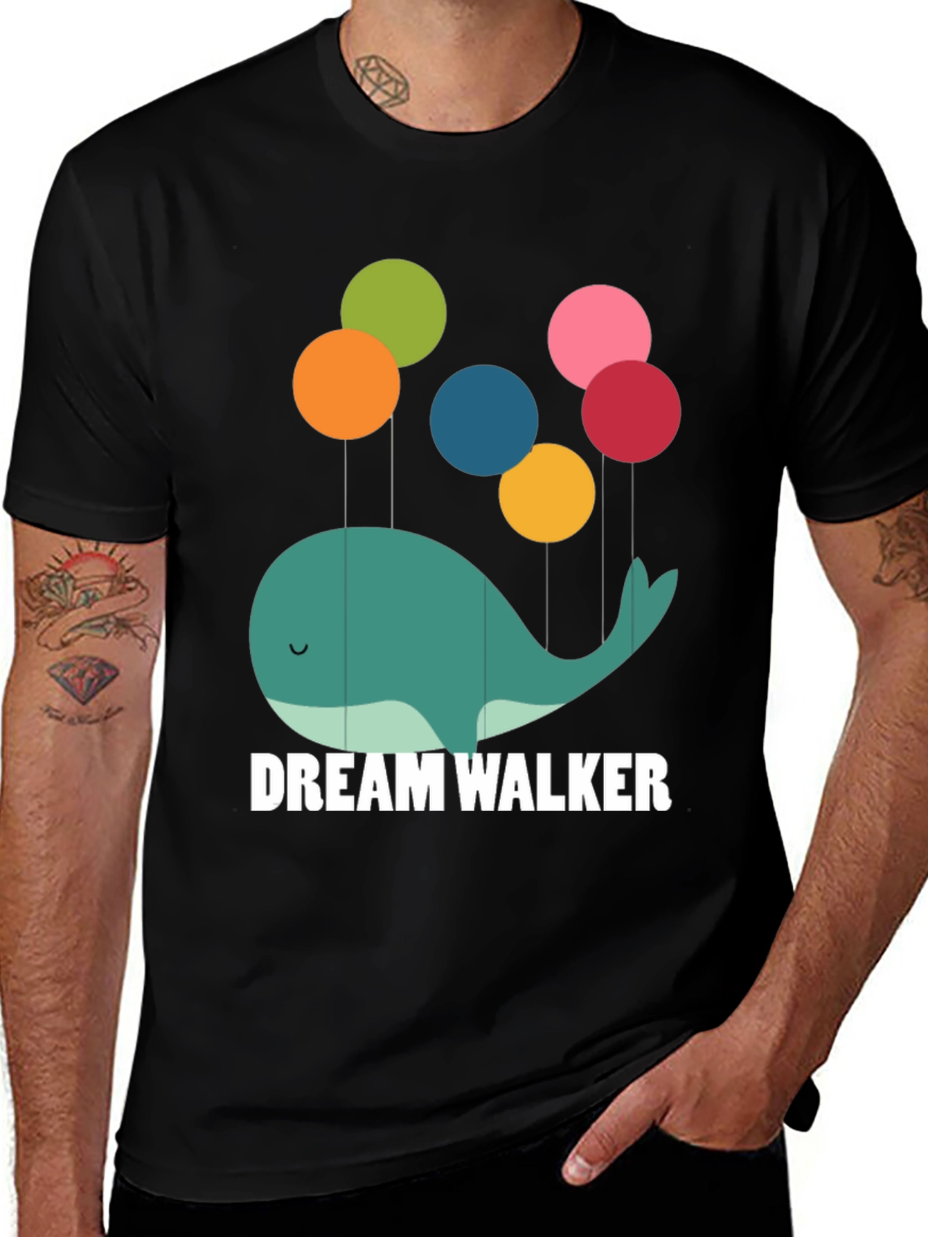 Variant 15 of Dream Walker Whale T-Shirt