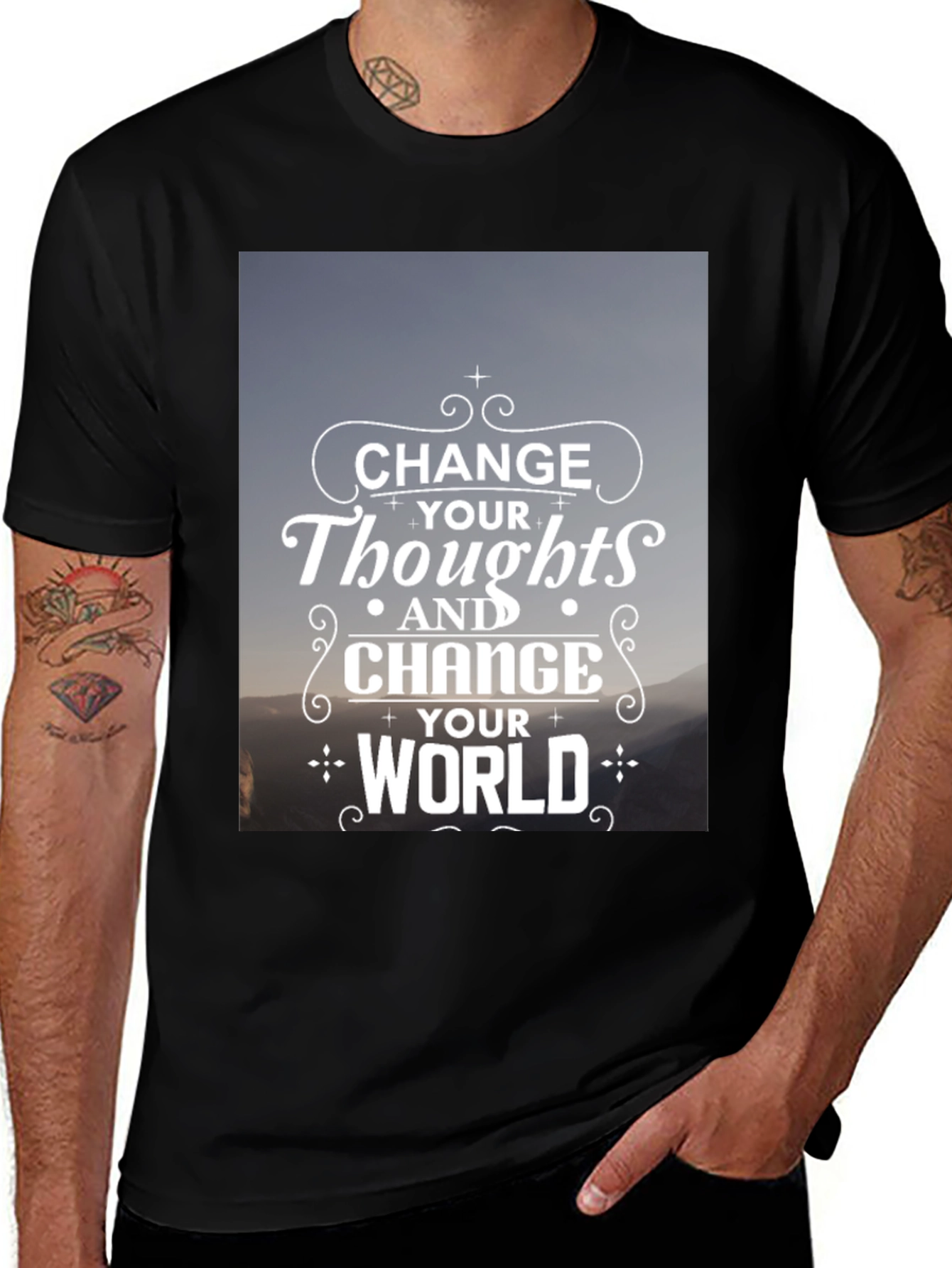 Variant 25 of Change Your Thoughts Graphic Tee