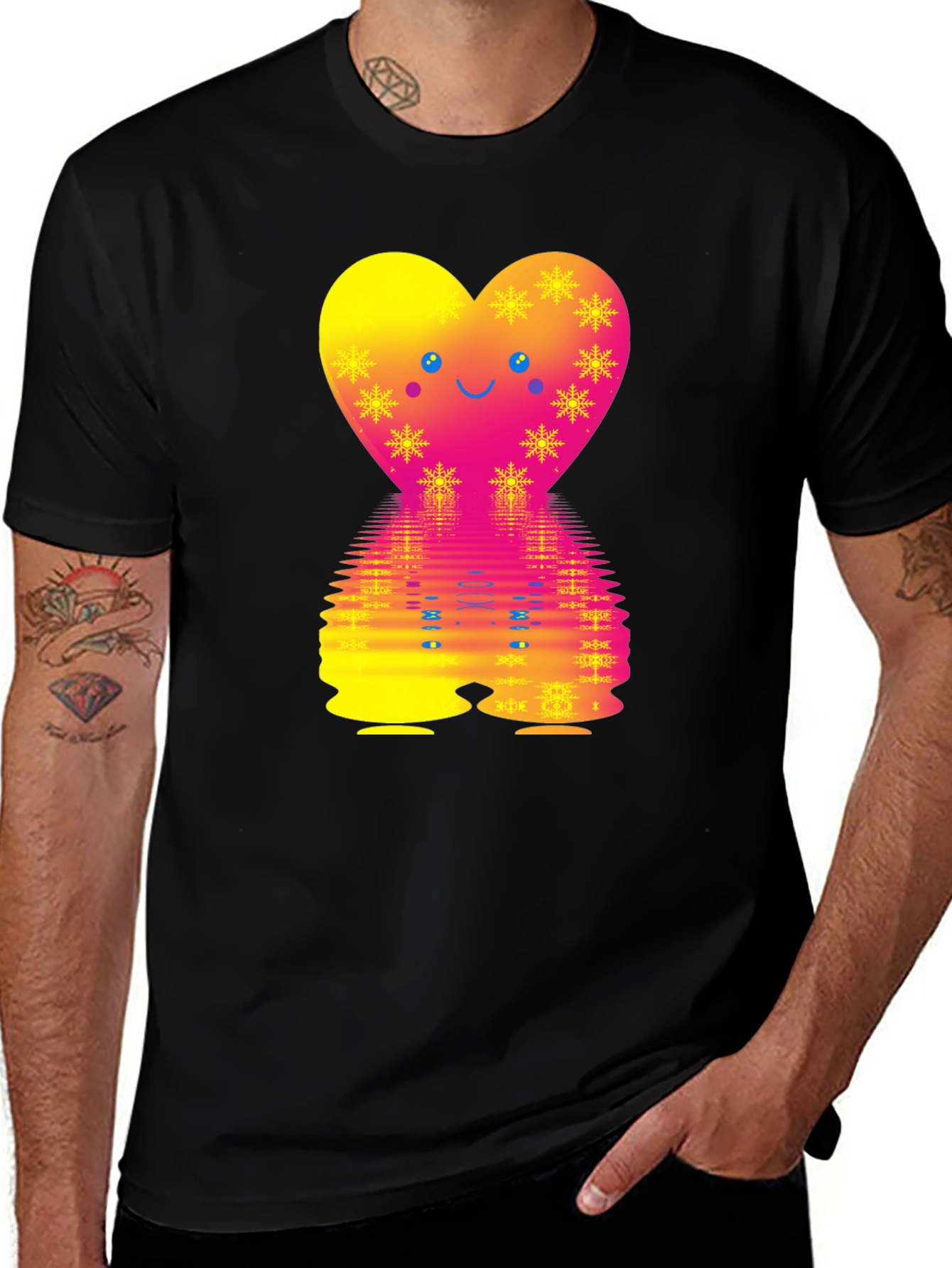 Variant 12 of Smiling Heart Graphic Tee