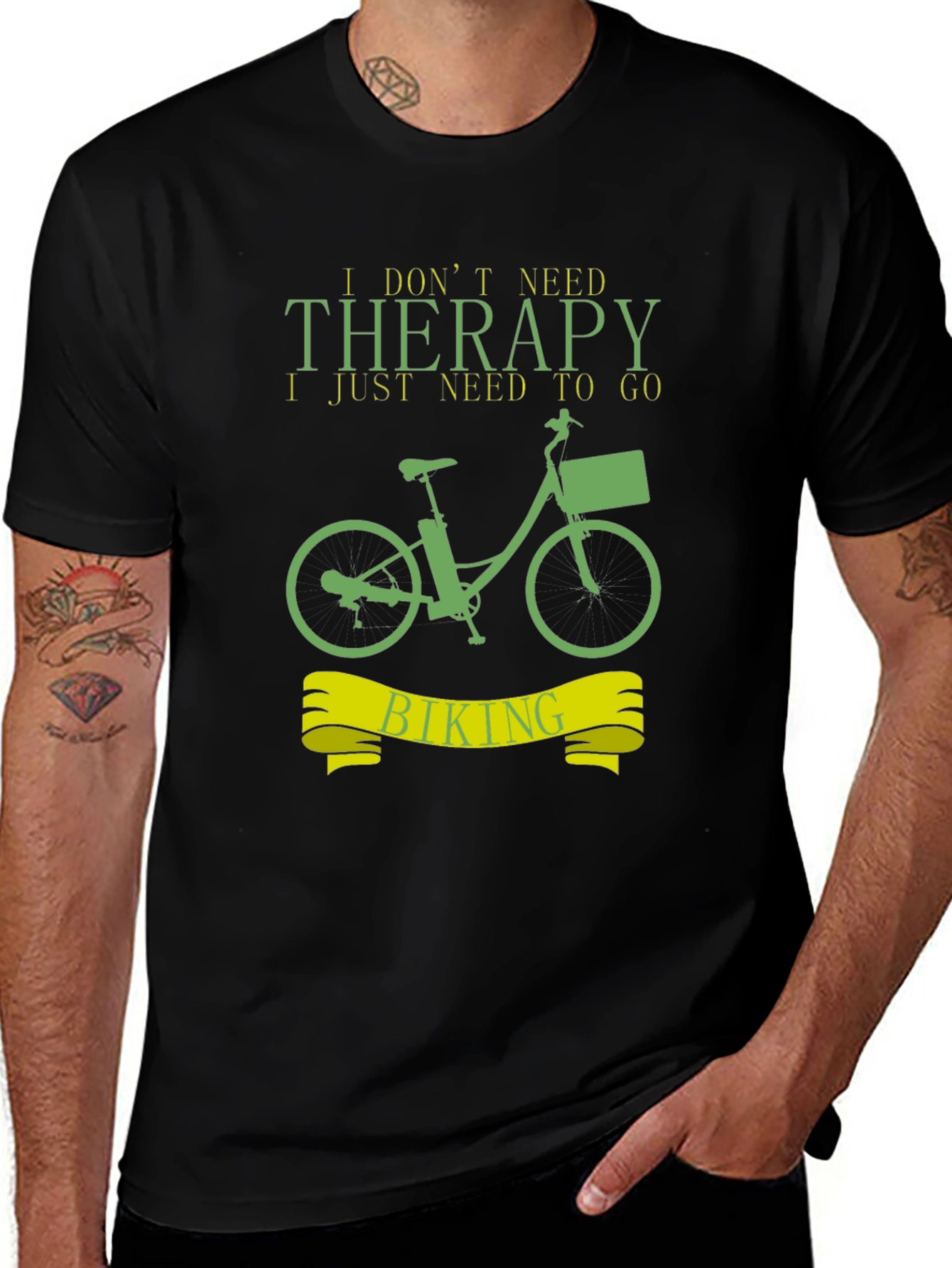 Variant 20 of Biking Therapy T-Shirt - Comfort & Style for Bike Lovers