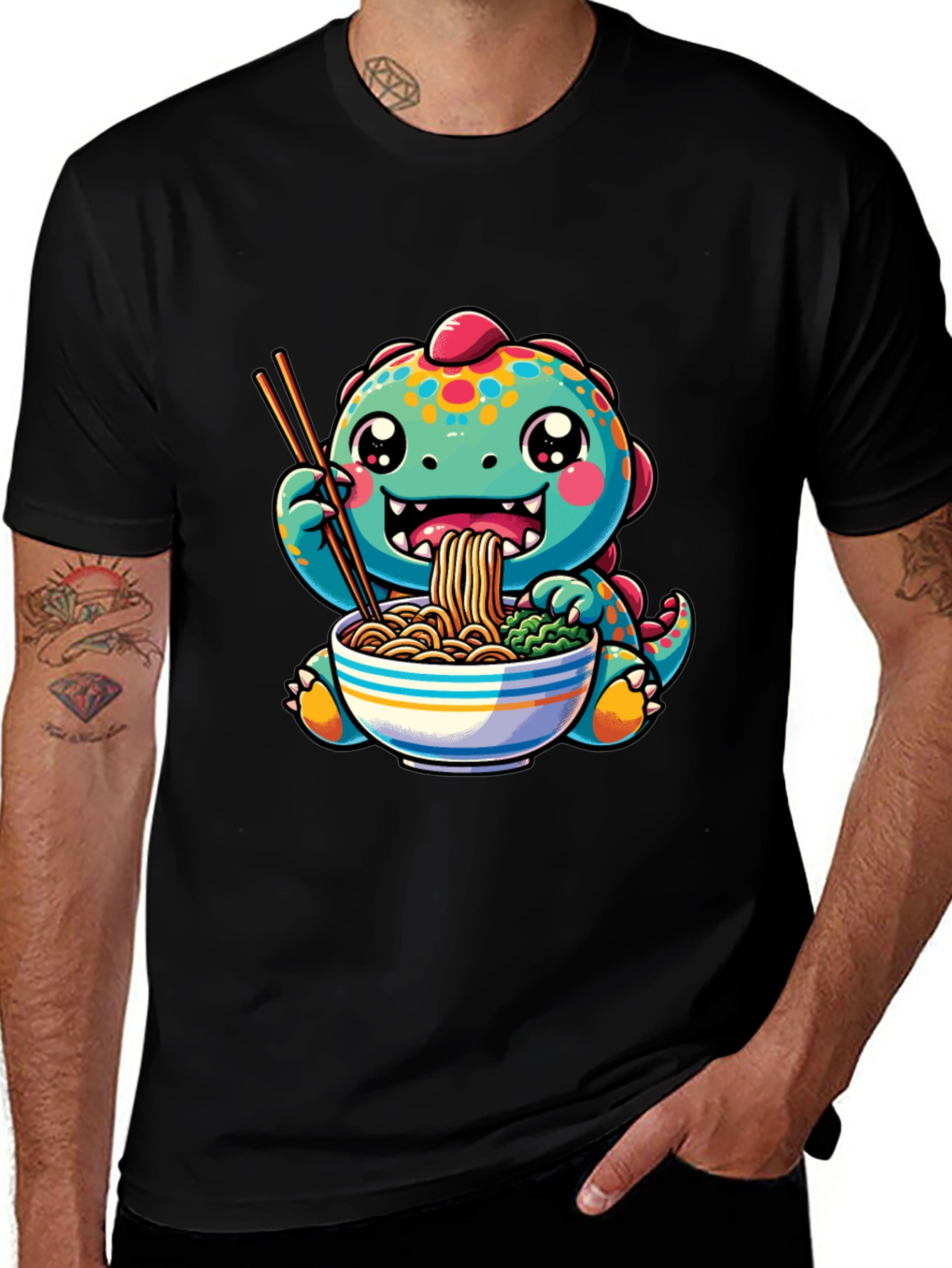 Variant 25 of Dino Ramen Lover T-Shirt