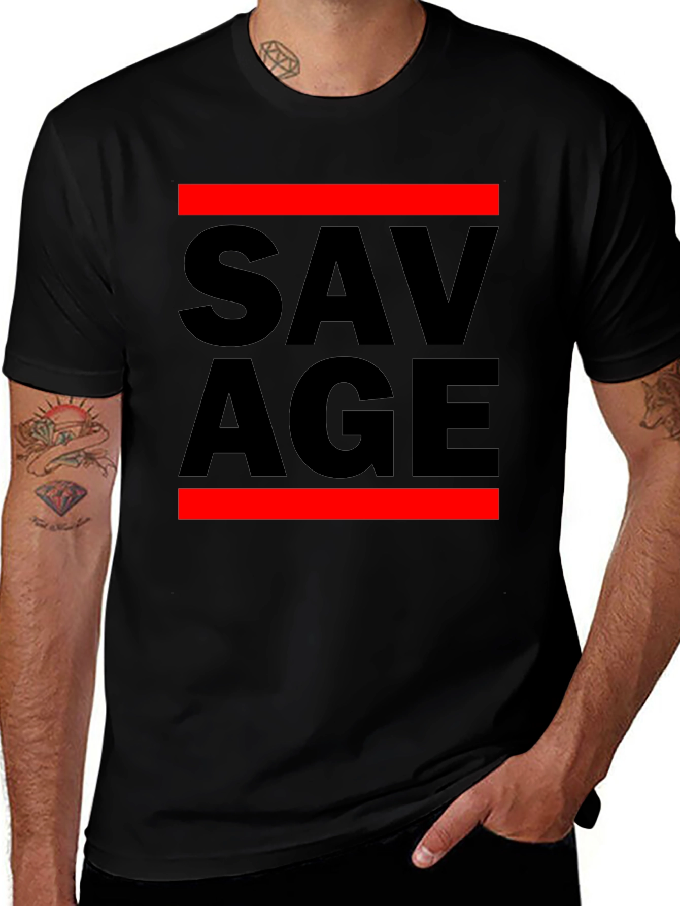 Variant 29 of Savage Graphic T-Shirt - Bold Statement Tee