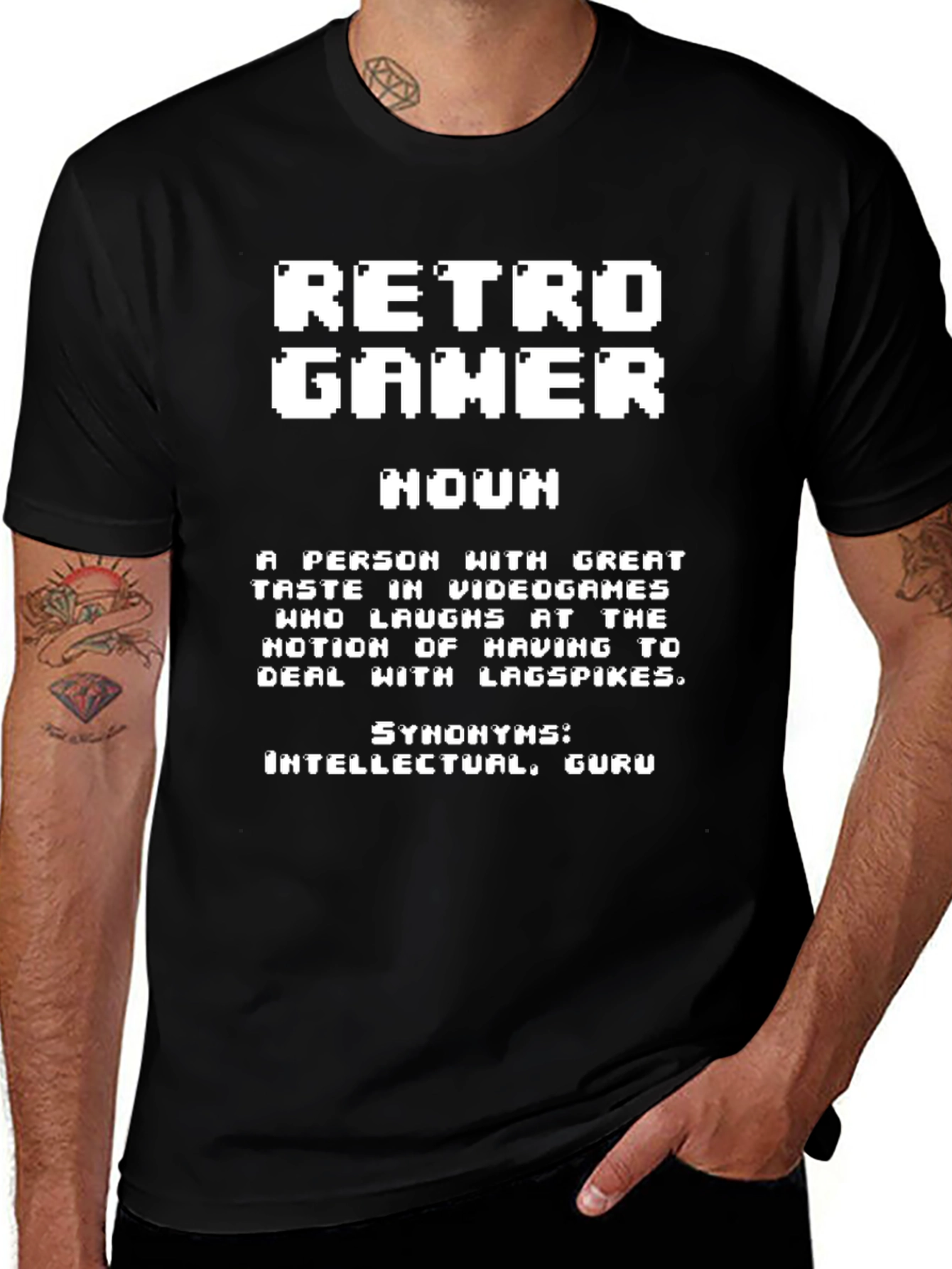 Retro Gamer T-Shirt - Intellectual Guru