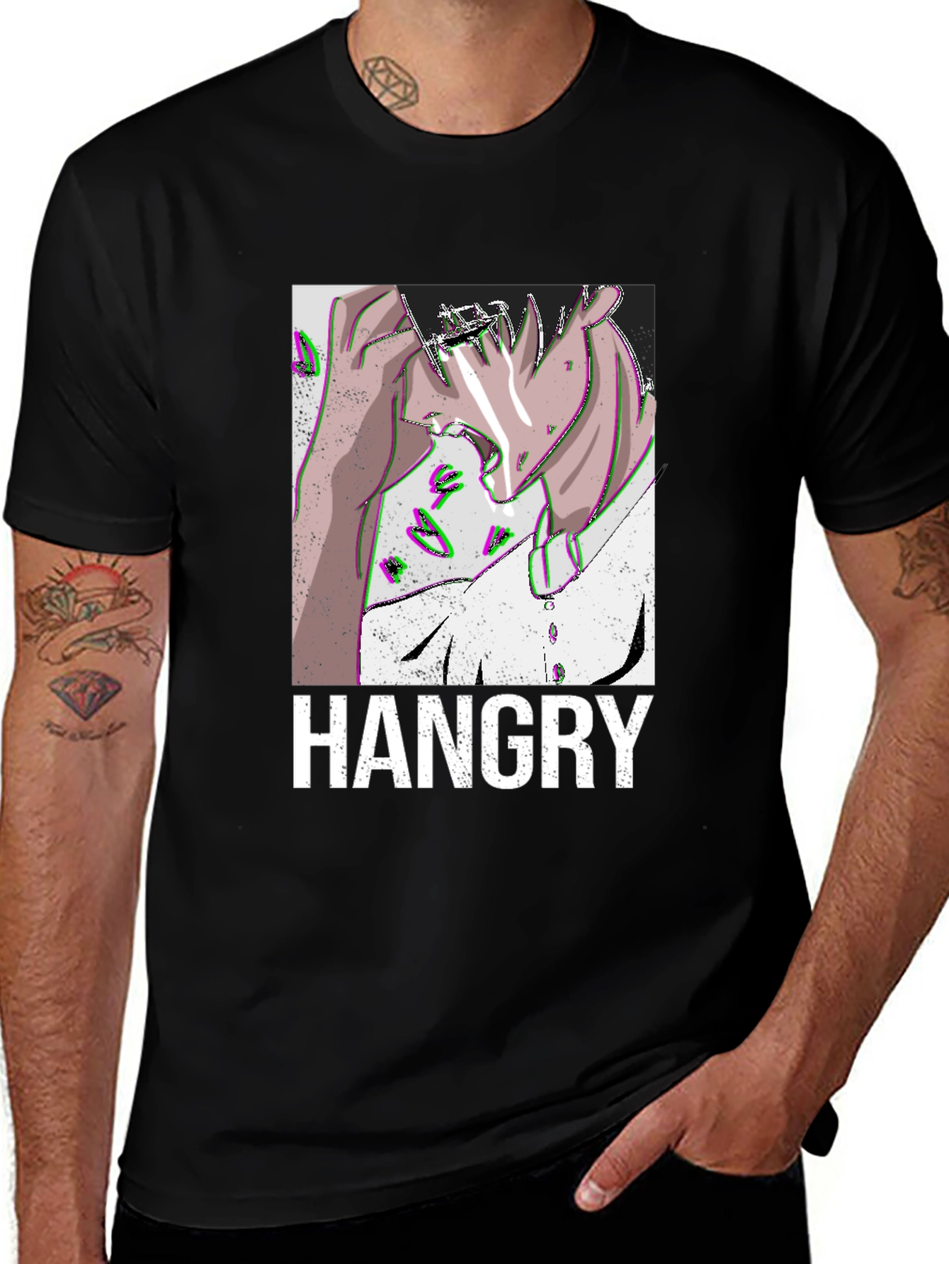Variant 15 of Hangry T-Shirt - Funny Graphic Tee