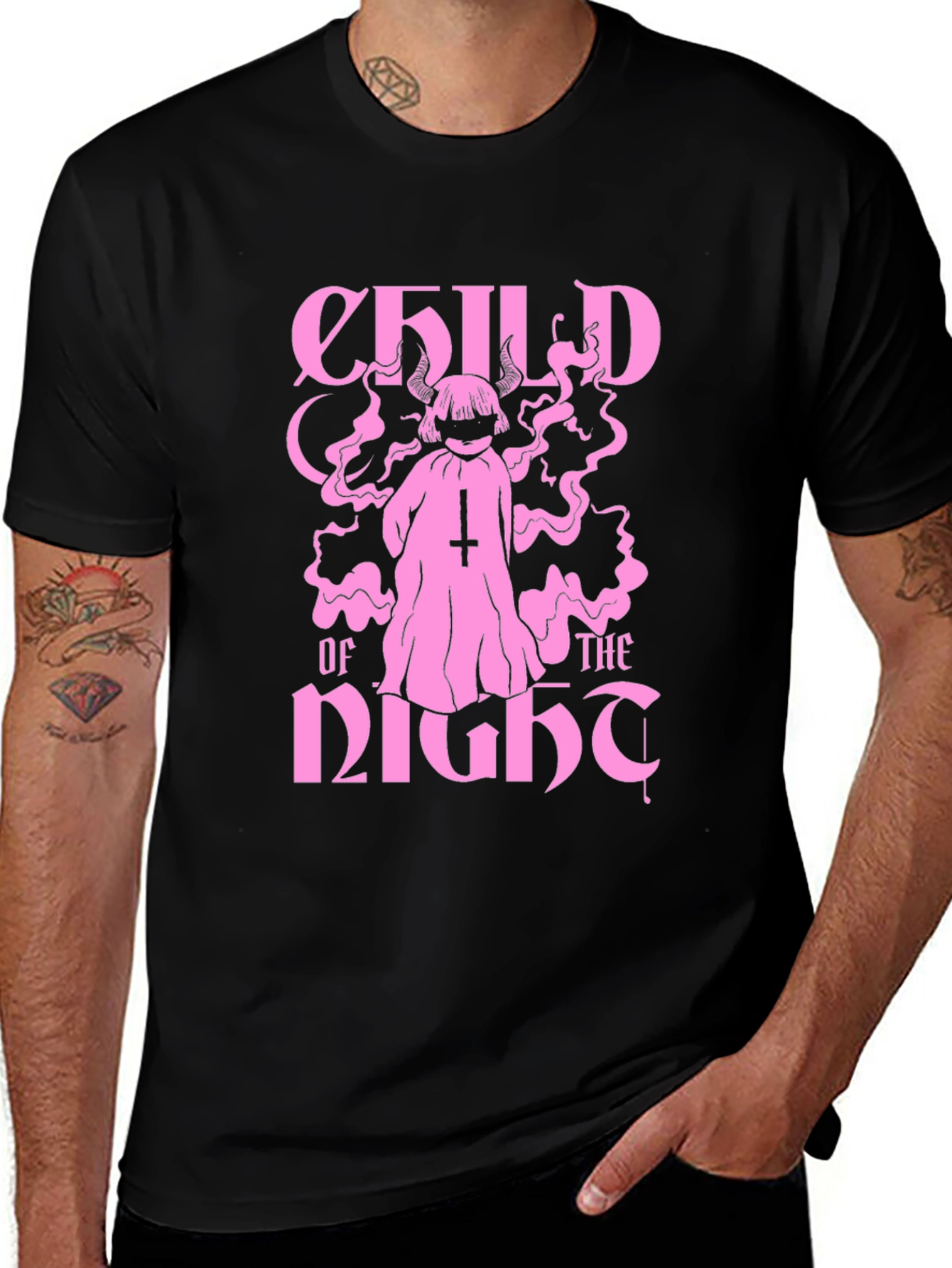 Variant 8 of Child of the Night Graphic T-Shirt