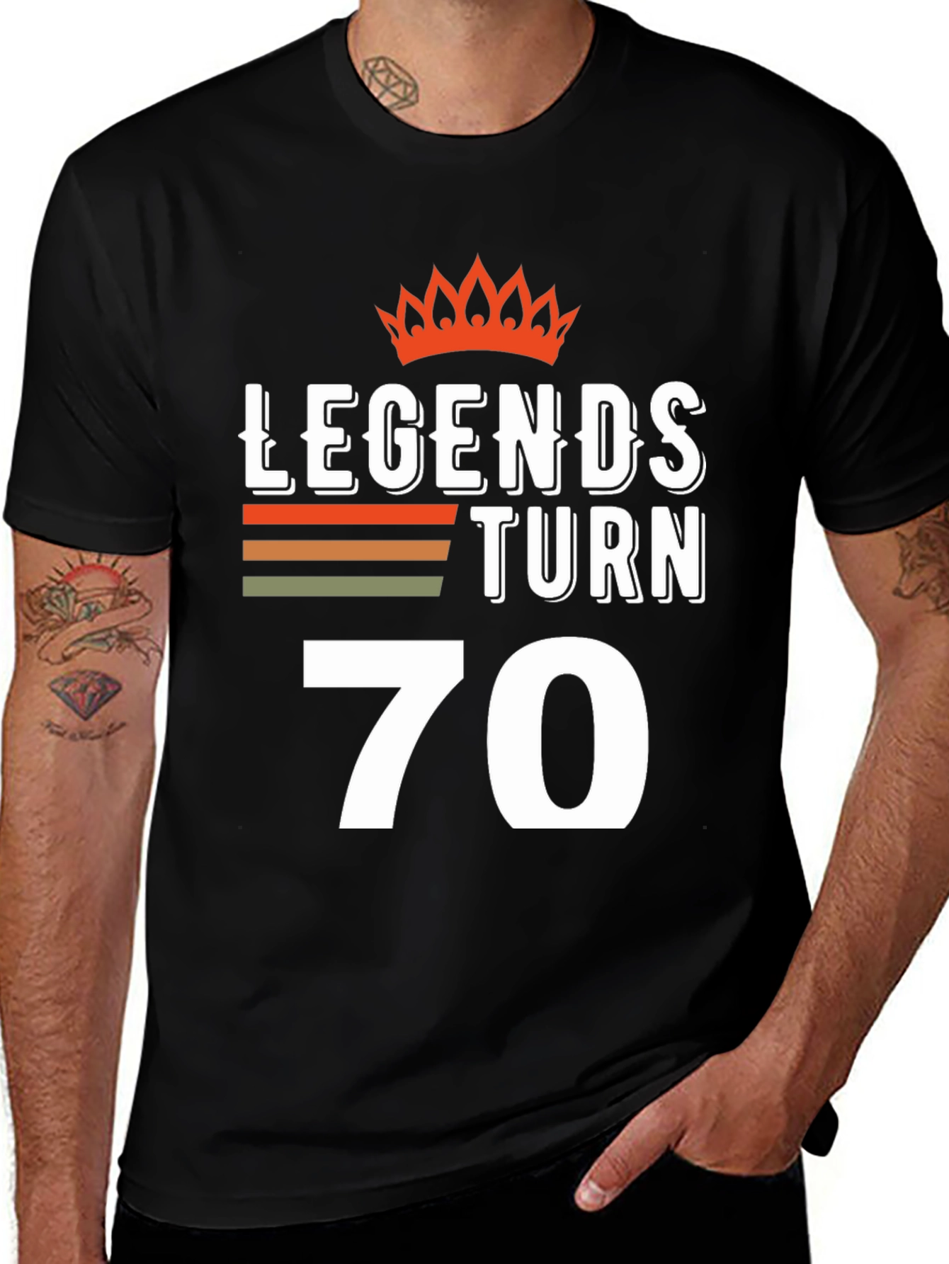 Legends Turn 70 T-Shirt - Birthday Gift