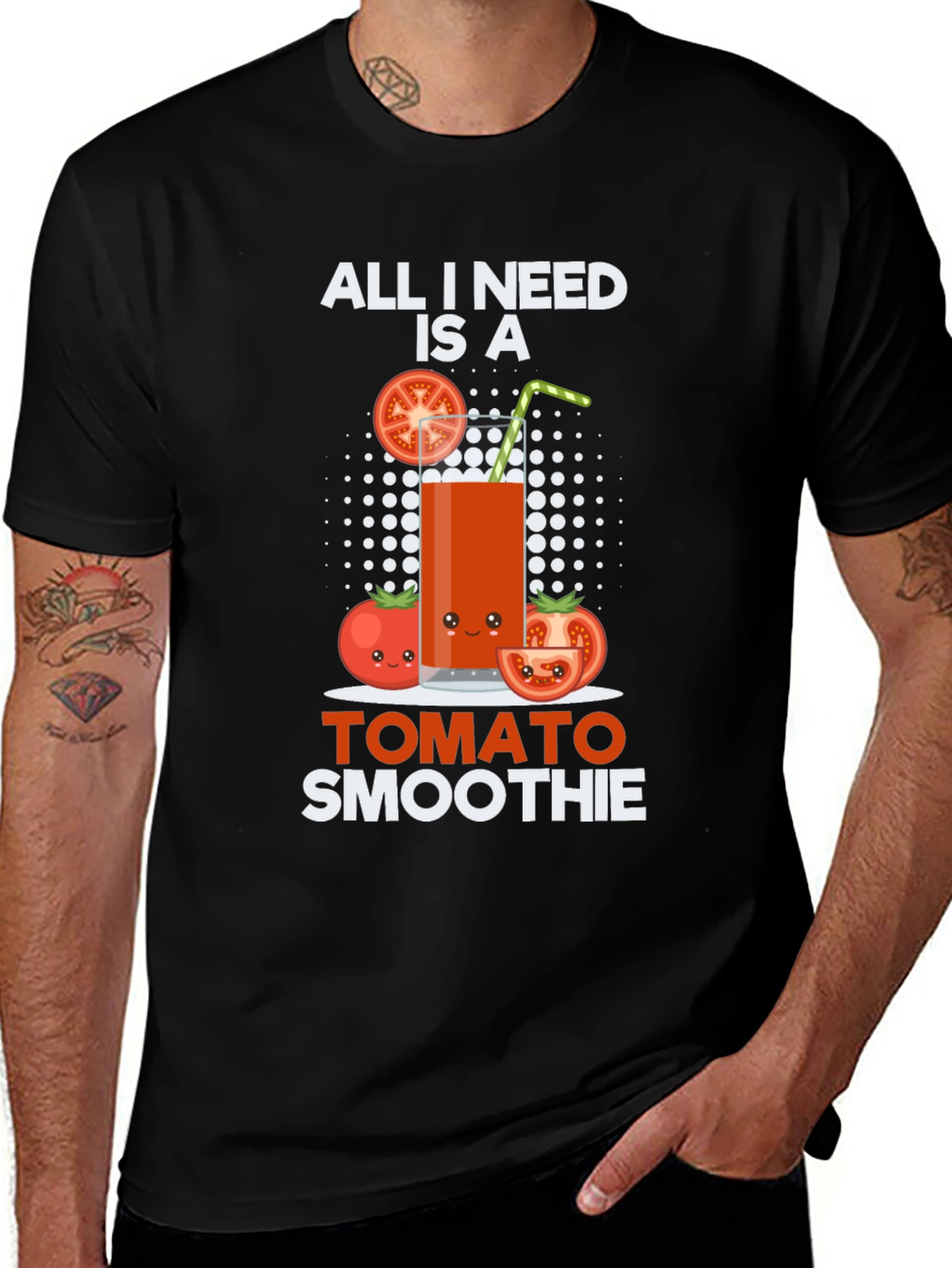 Tomato Smoothie Graphic T-Shirt