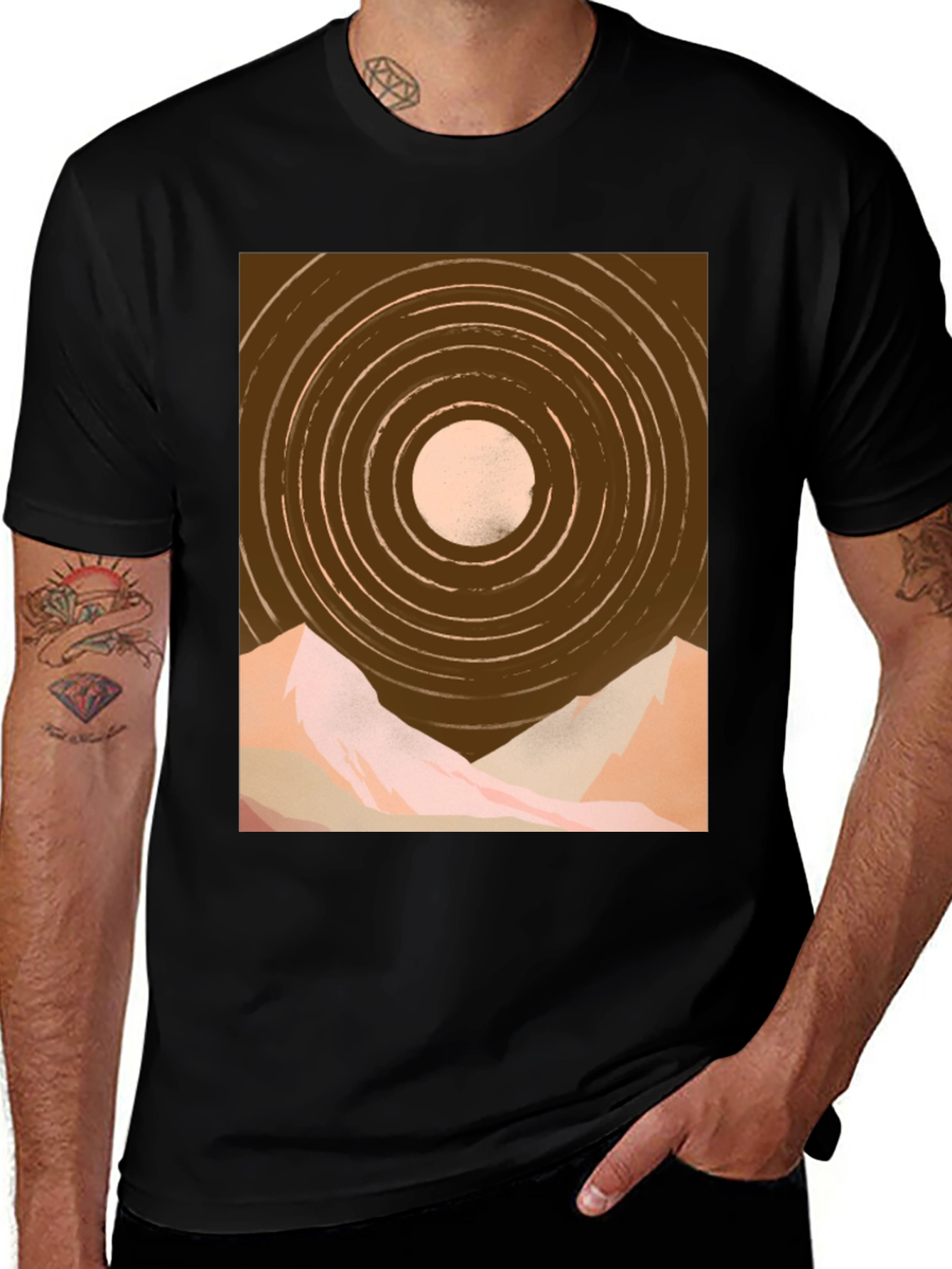 Variant 7 of Mountain Moon Graphic Tee