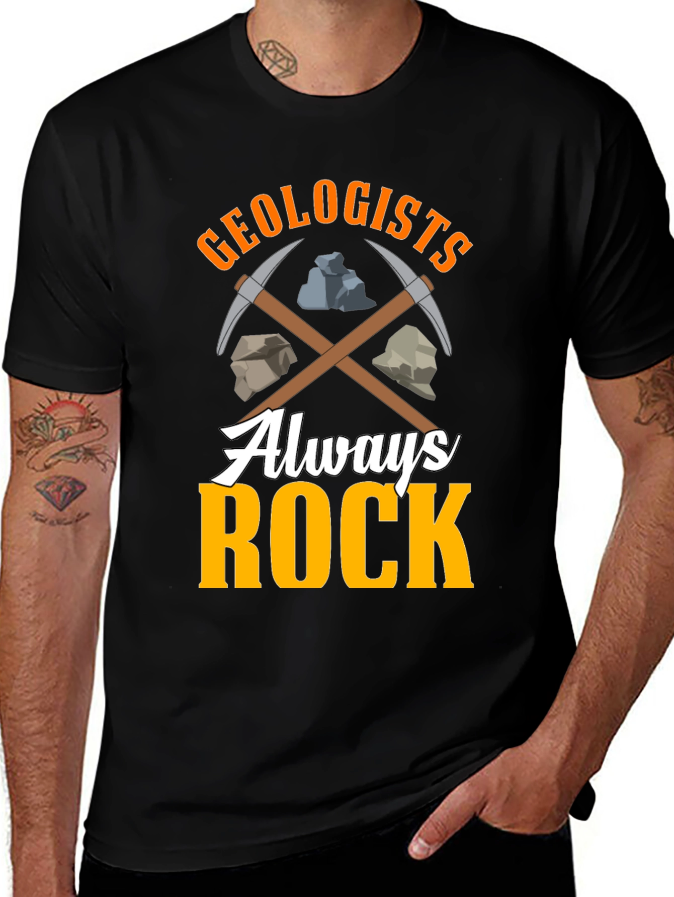 Variant 23 of Geologists Always Rock T-Shirt - Funny Geology Tee