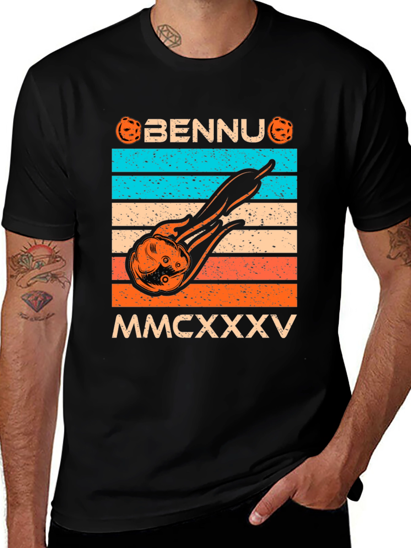 Retro Bennu Asteroid Space T-Shirt