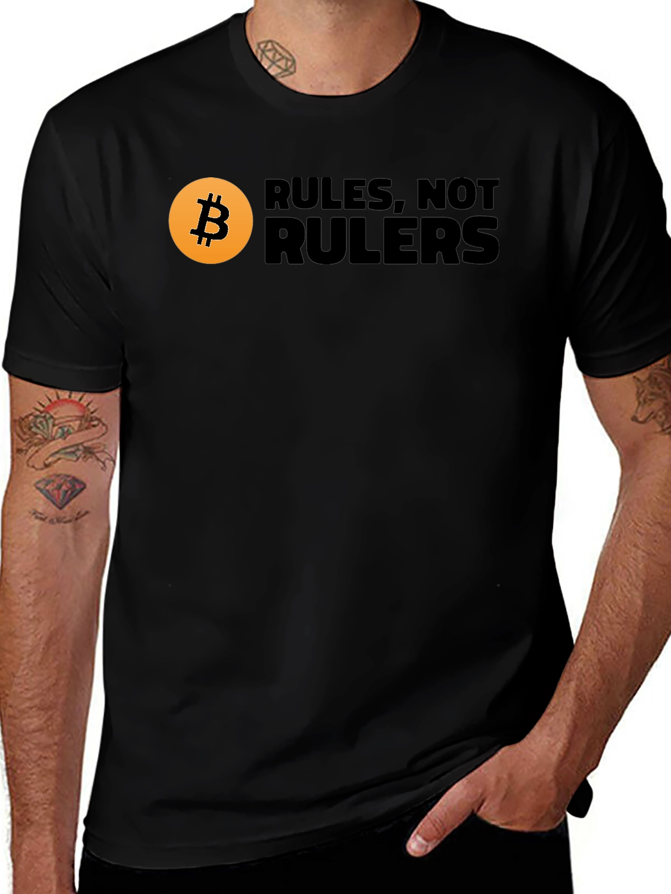 Variant 26 of Bitcoin Rules T-Shirt - Crypto Tee