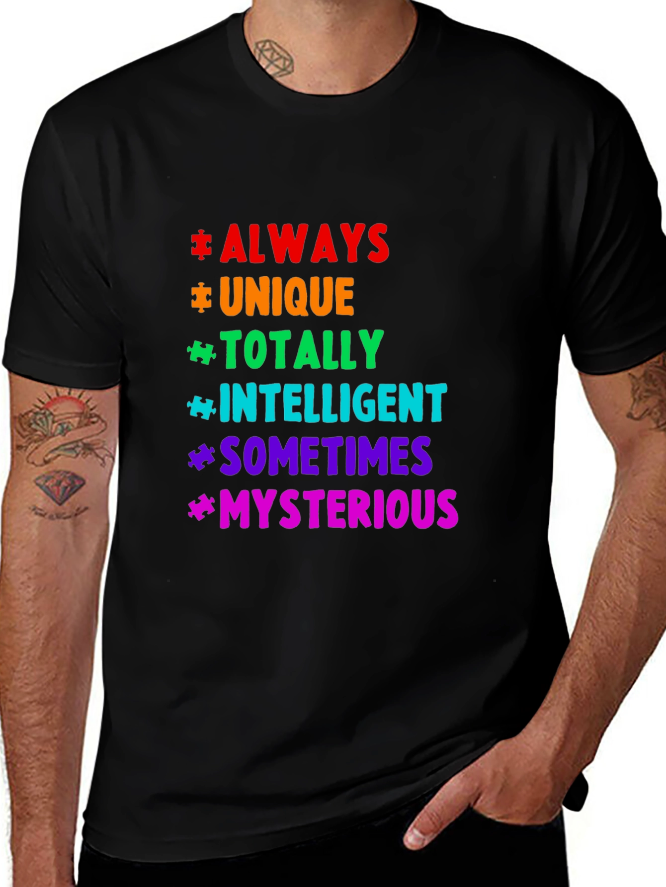 Autism Awareness Rainbow T-Shirt - Unique Design