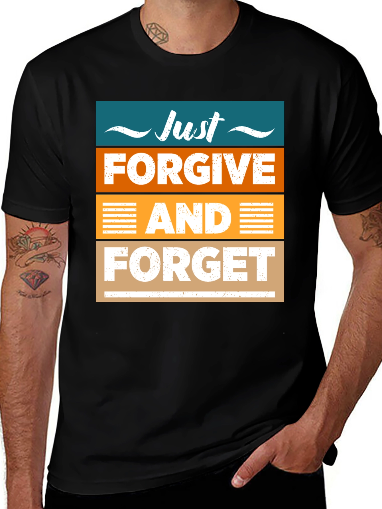 Variant 22 of Just Forgive and Forget Graphic T-Shirt