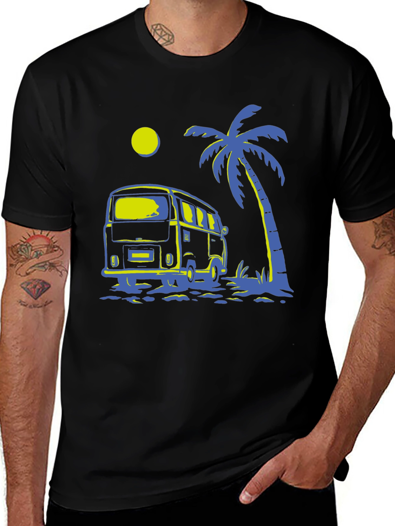 Variant 12 of Beach Van Graphic T-Shirt