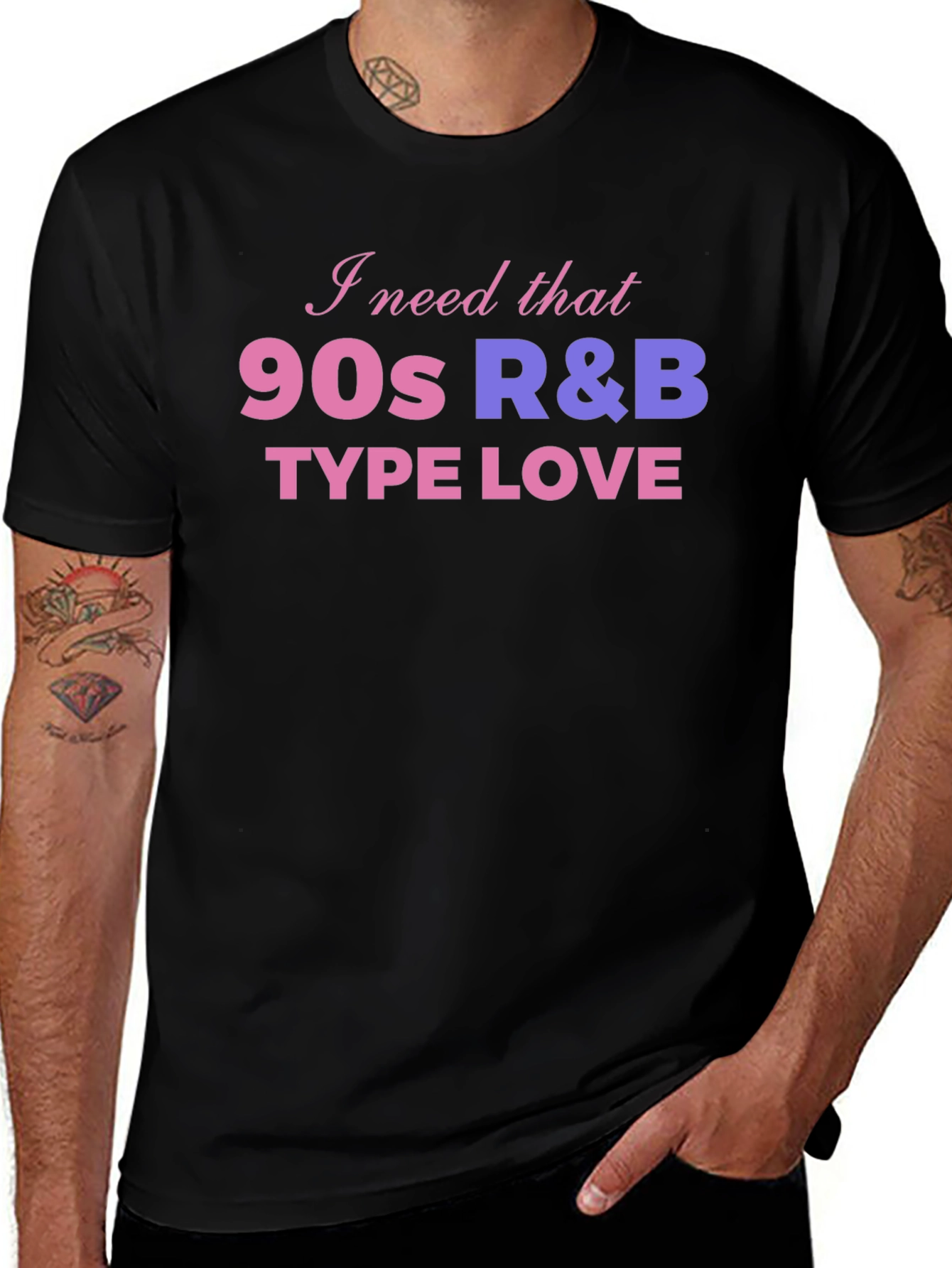 Variant 20 of 90s R&B Type Love Graphic Tee
