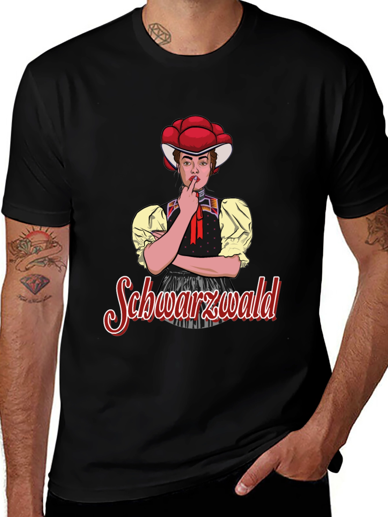 Schwarzwald Girl T-Shirt - Black Forest Apparel
