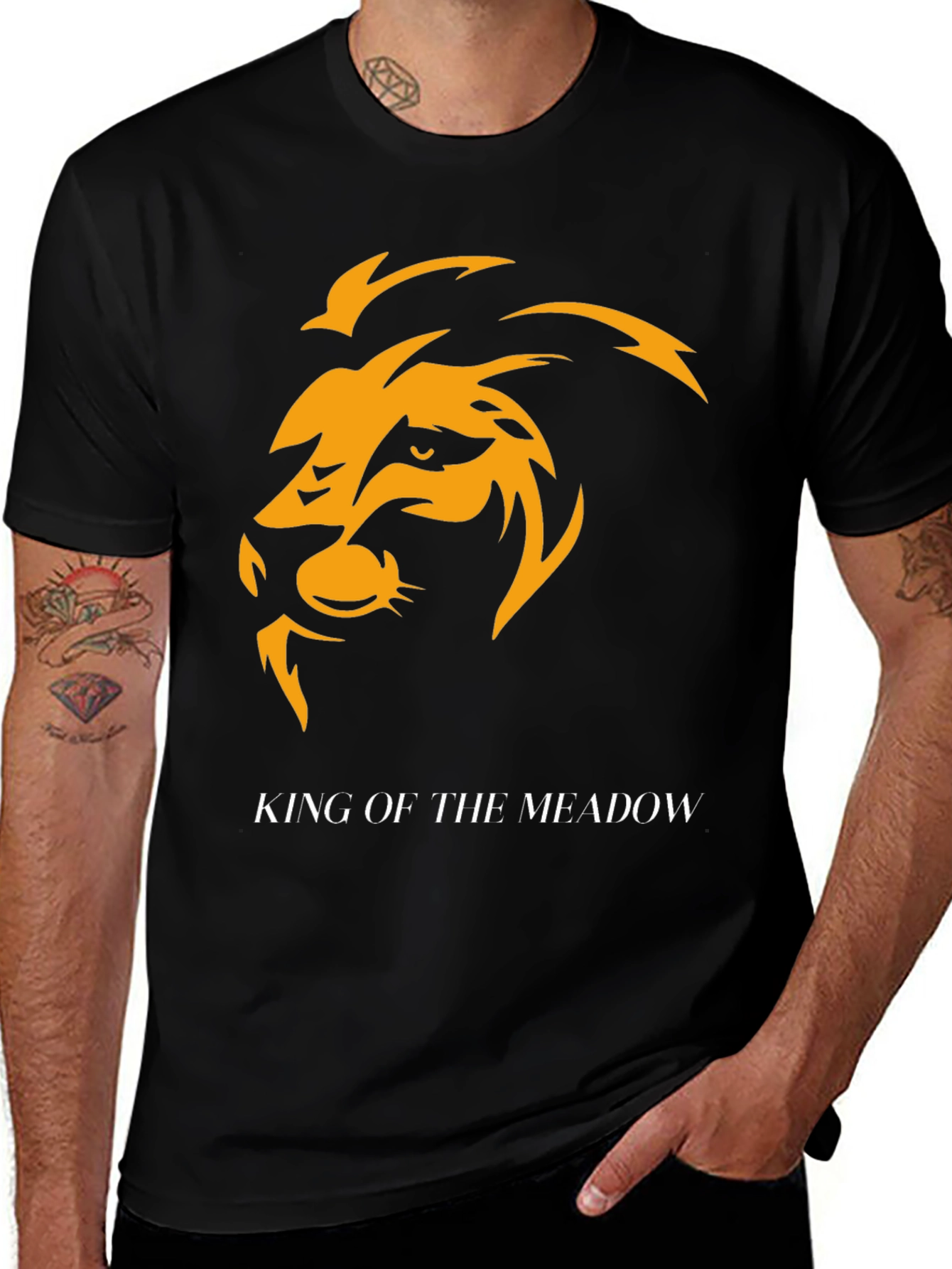 Variant 21 of King of the Meadow Lion Graphic Tee
