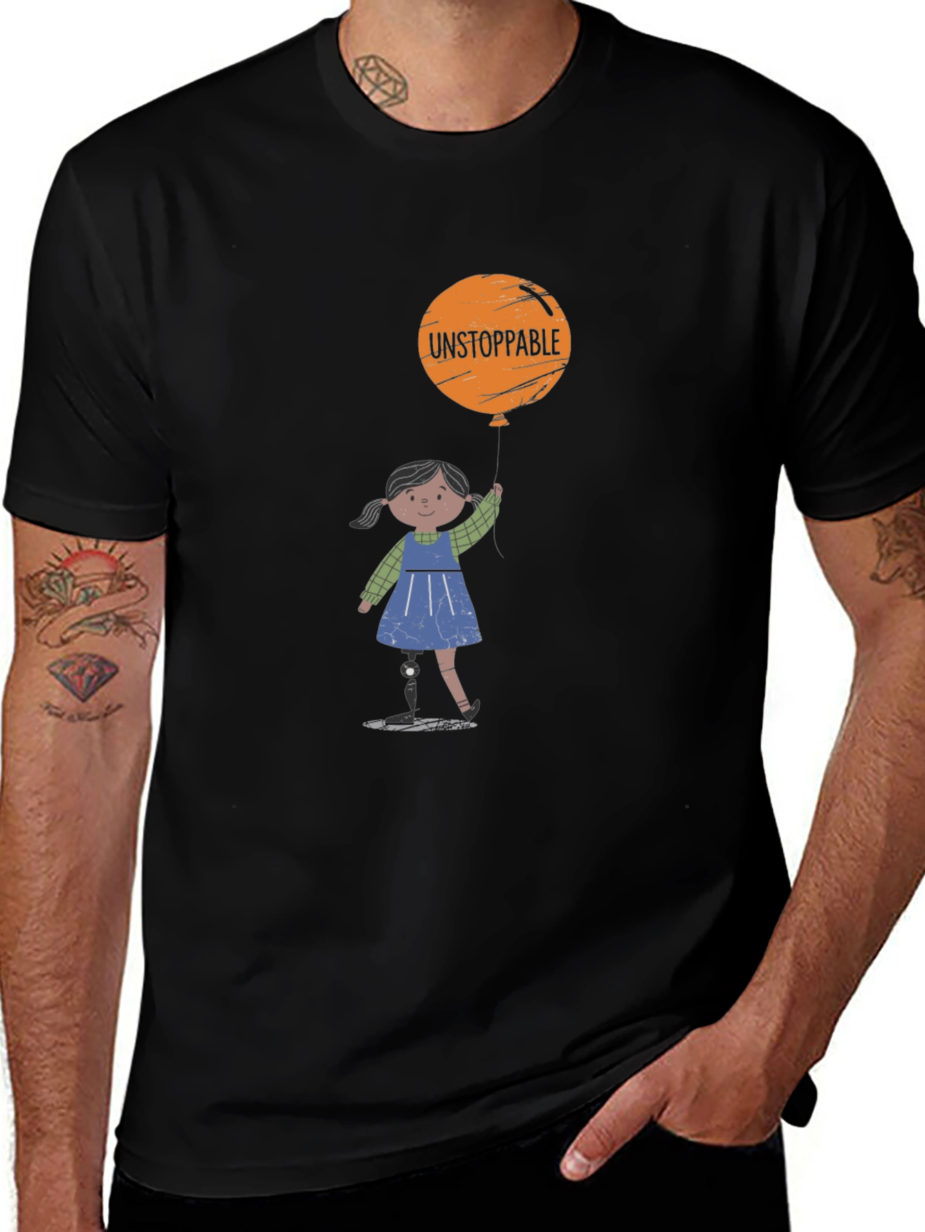 Variant 29 of Unstoppable Girl T-Shirt - Empowering Design