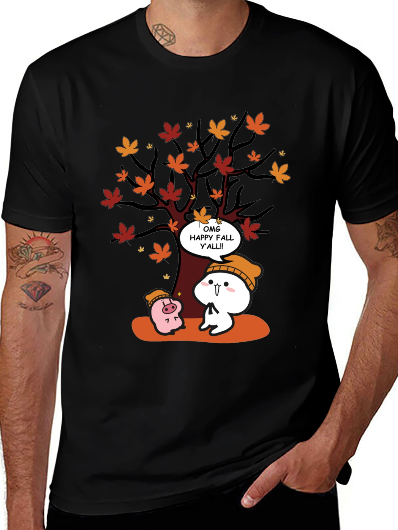 OMG Happy Fall Y'all T-Shirt