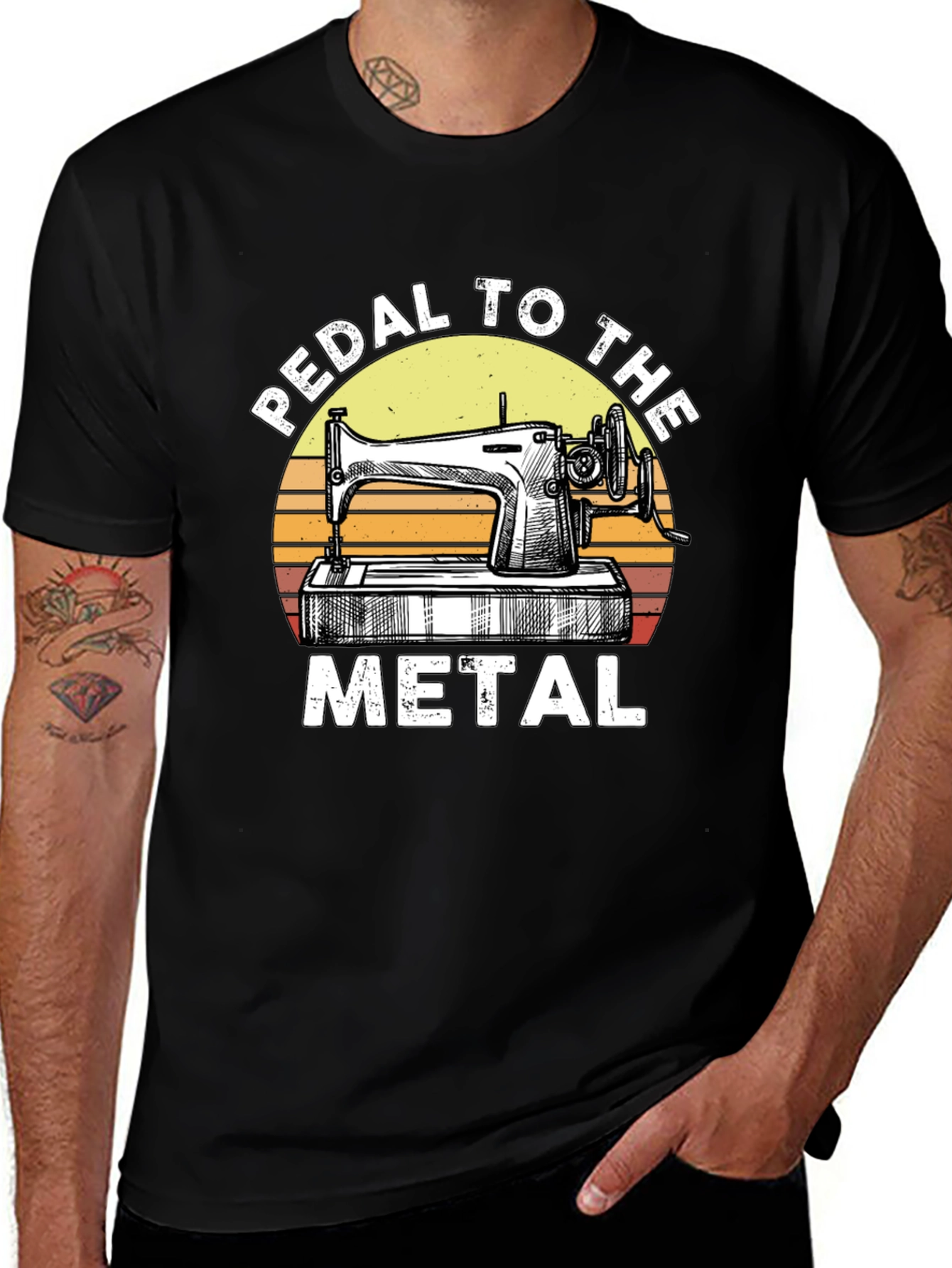 Variant 26 of Pedal to the Metal Sewing T-Shirt