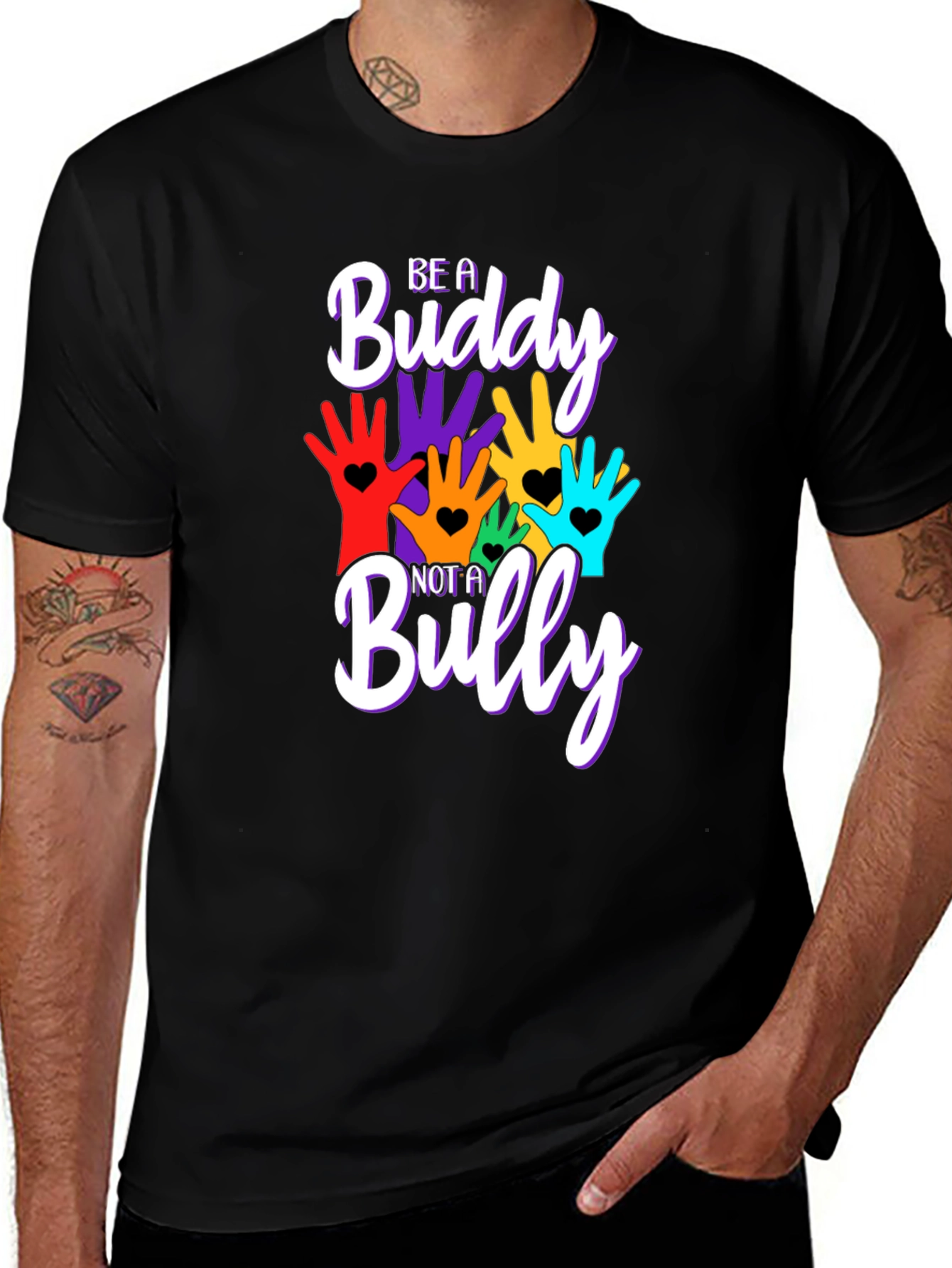 Be A Buddy Not a Bully Graphic Tee