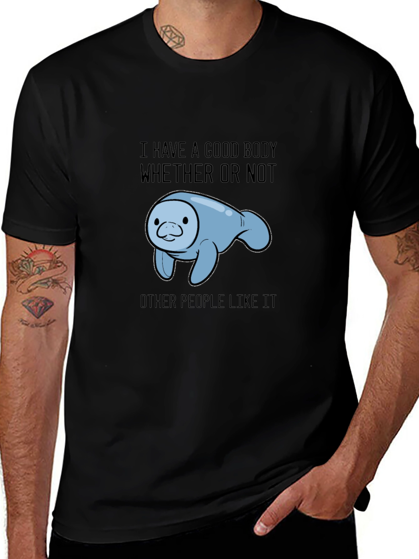 Manatee Body Positivity T-Shirt