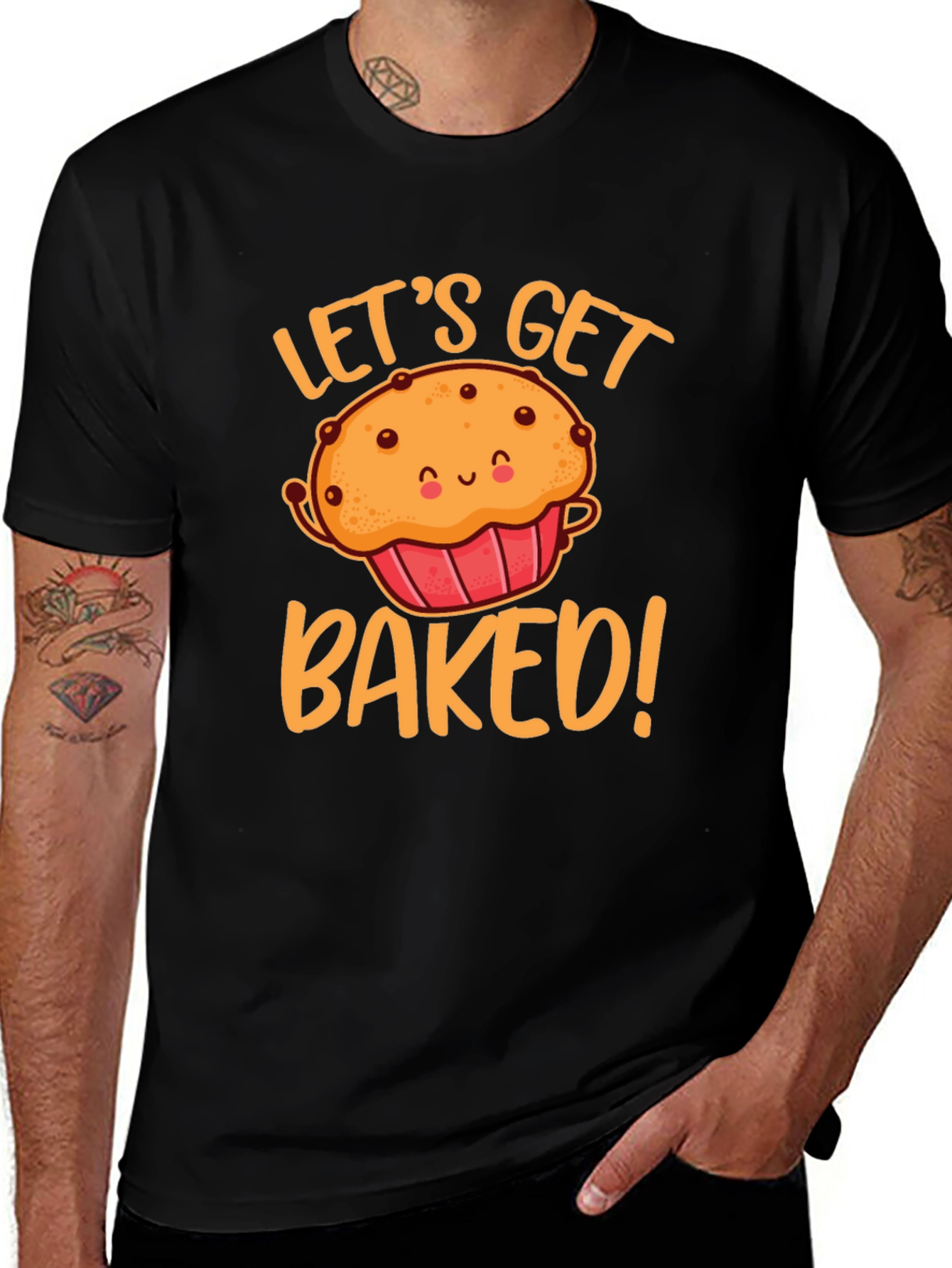 Variant 16 of Let's Get Baked Muffin T-Shirt
