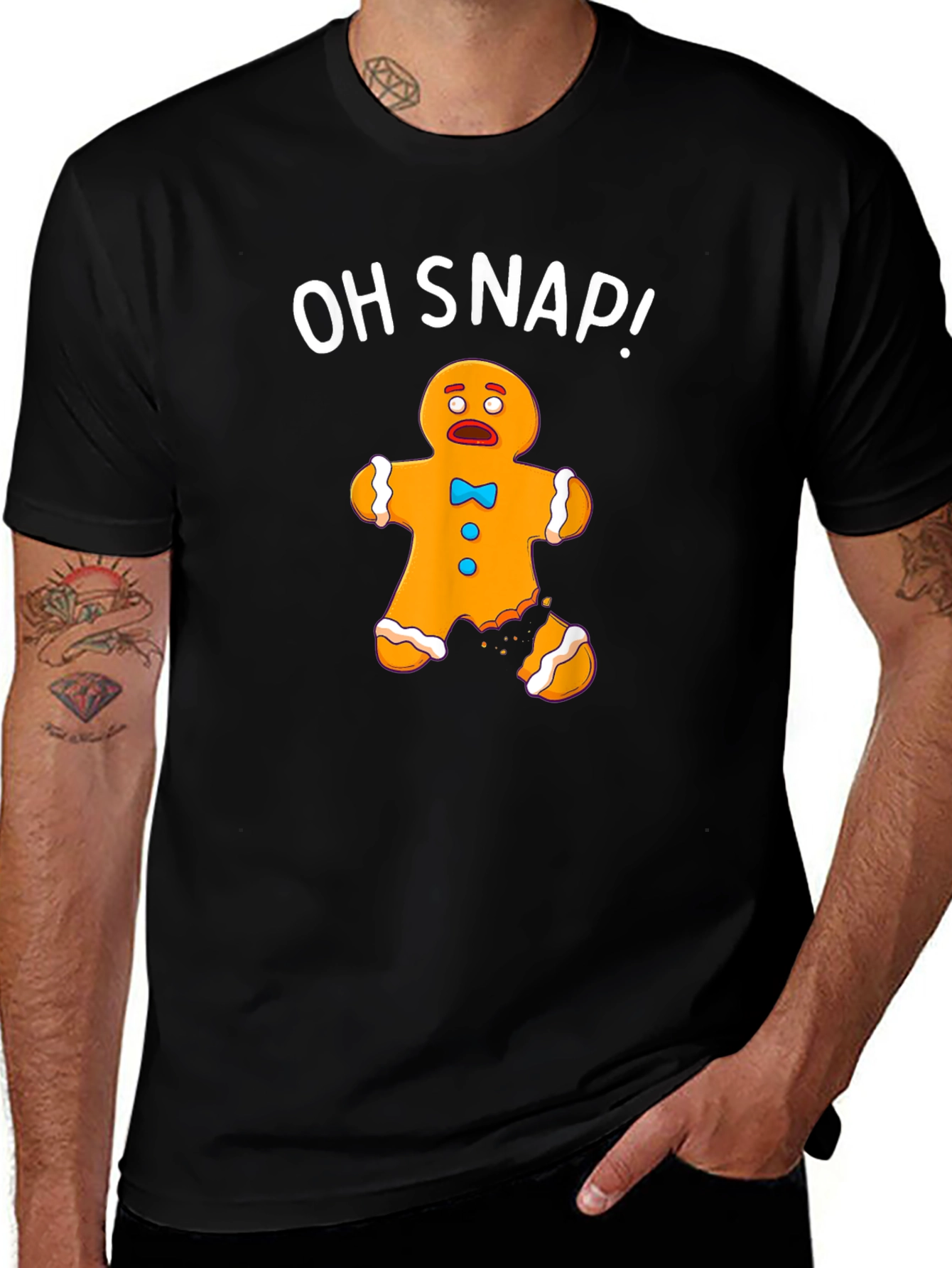 Funny Oh Snap! Gingerbread Man T-Shirt