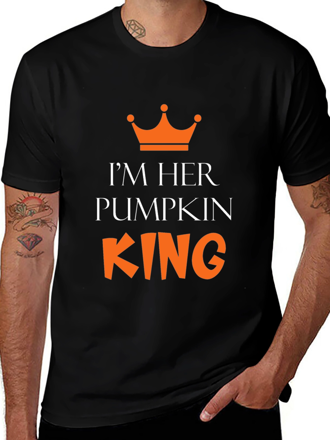 Pumpkin King T-Shirt - Funny Couple Matching Tee