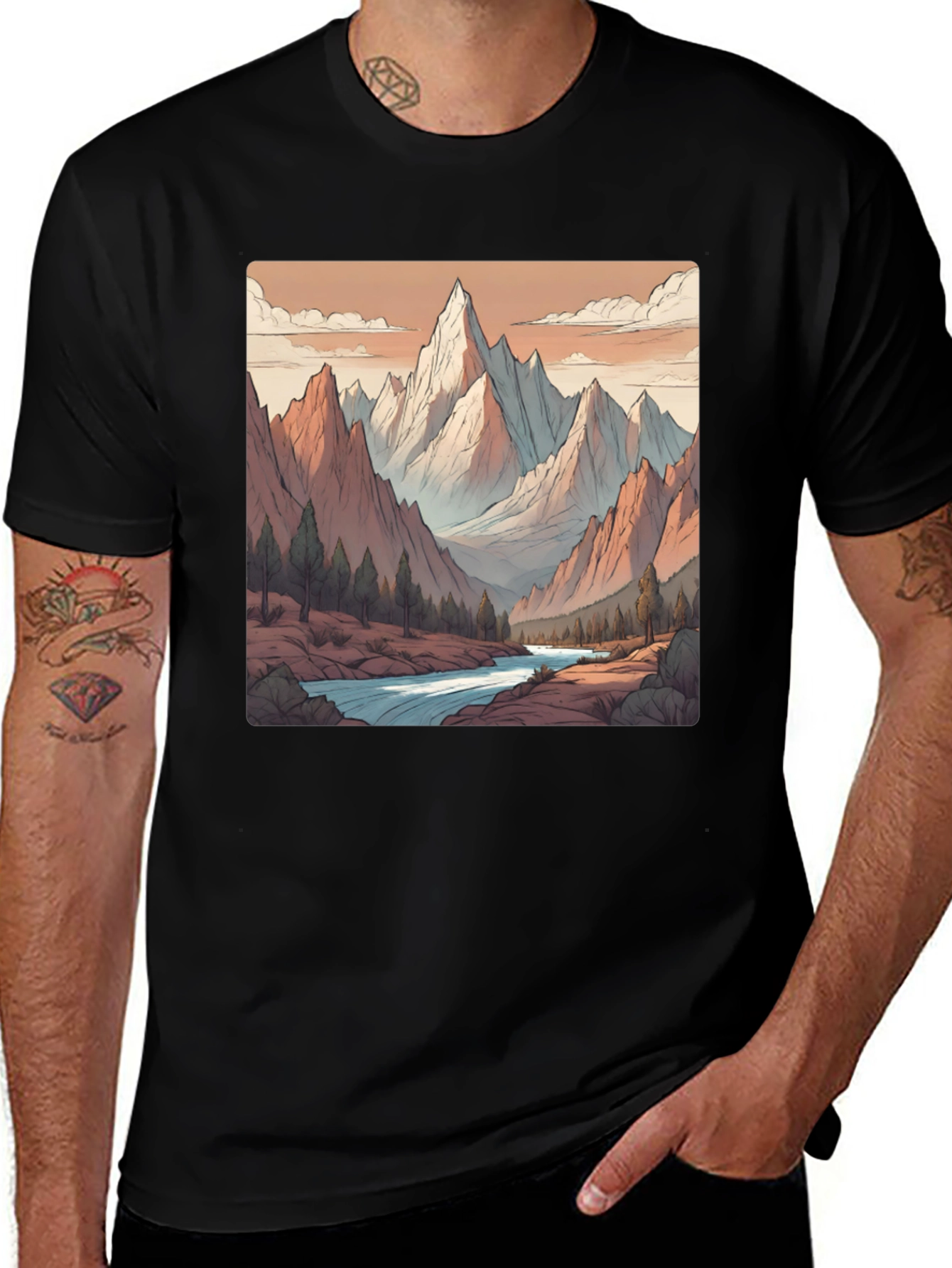 Variant 24 of Mountain Vista Graphic Tee
