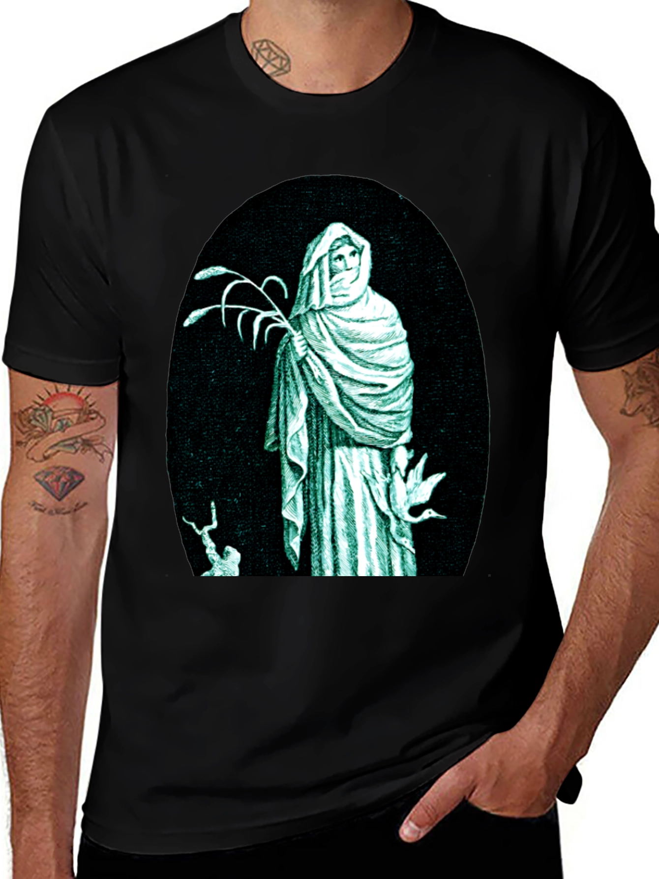 Variant 18 of Mystic Figure Graphic T-Shirt