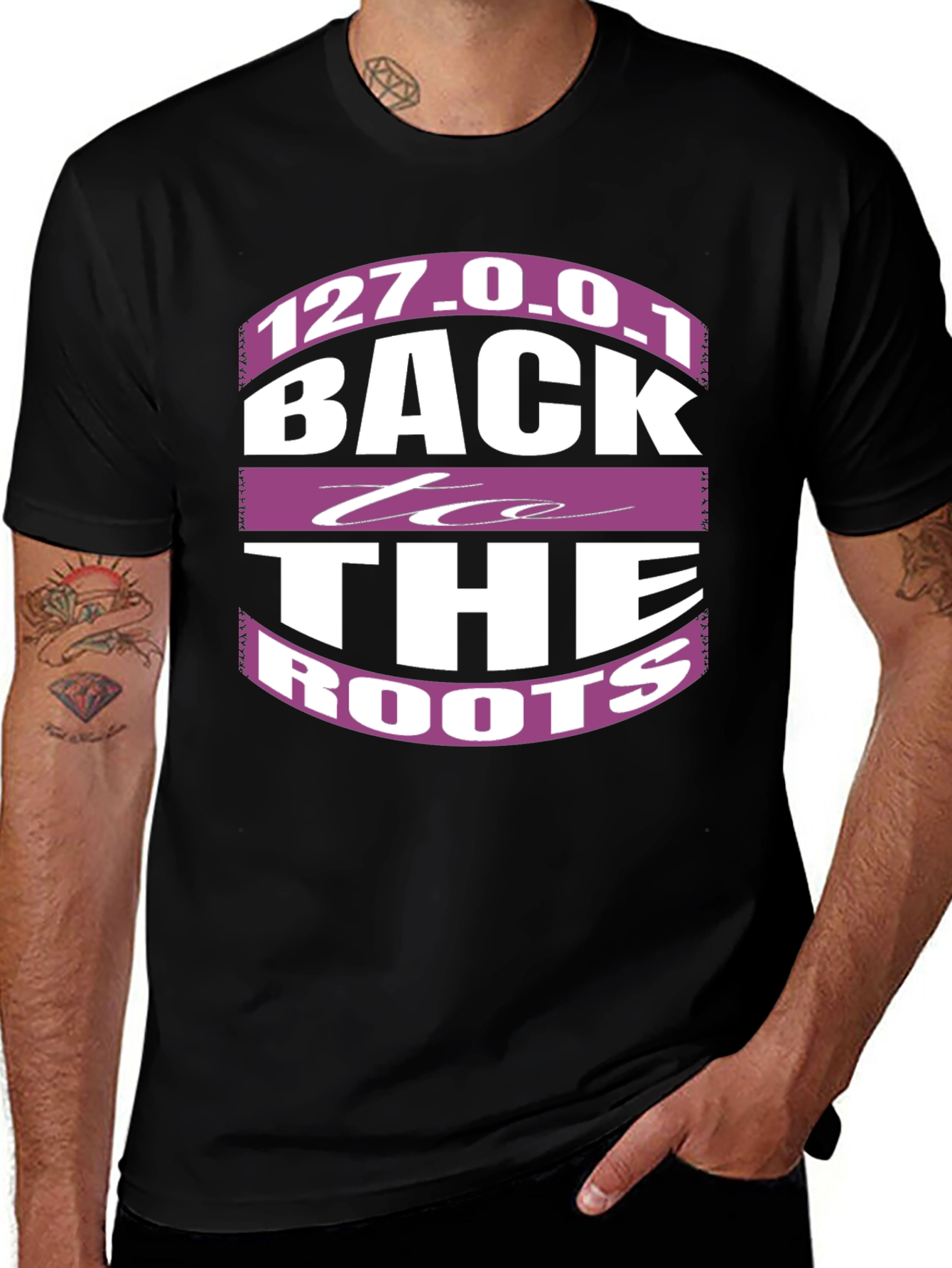 Variant 24 of Back to the Roots Black T-Shirt