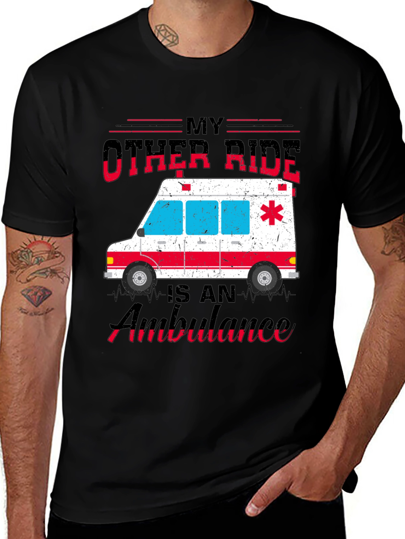 Variant 25 of My Other Ride Is An Ambulance T-Shirt