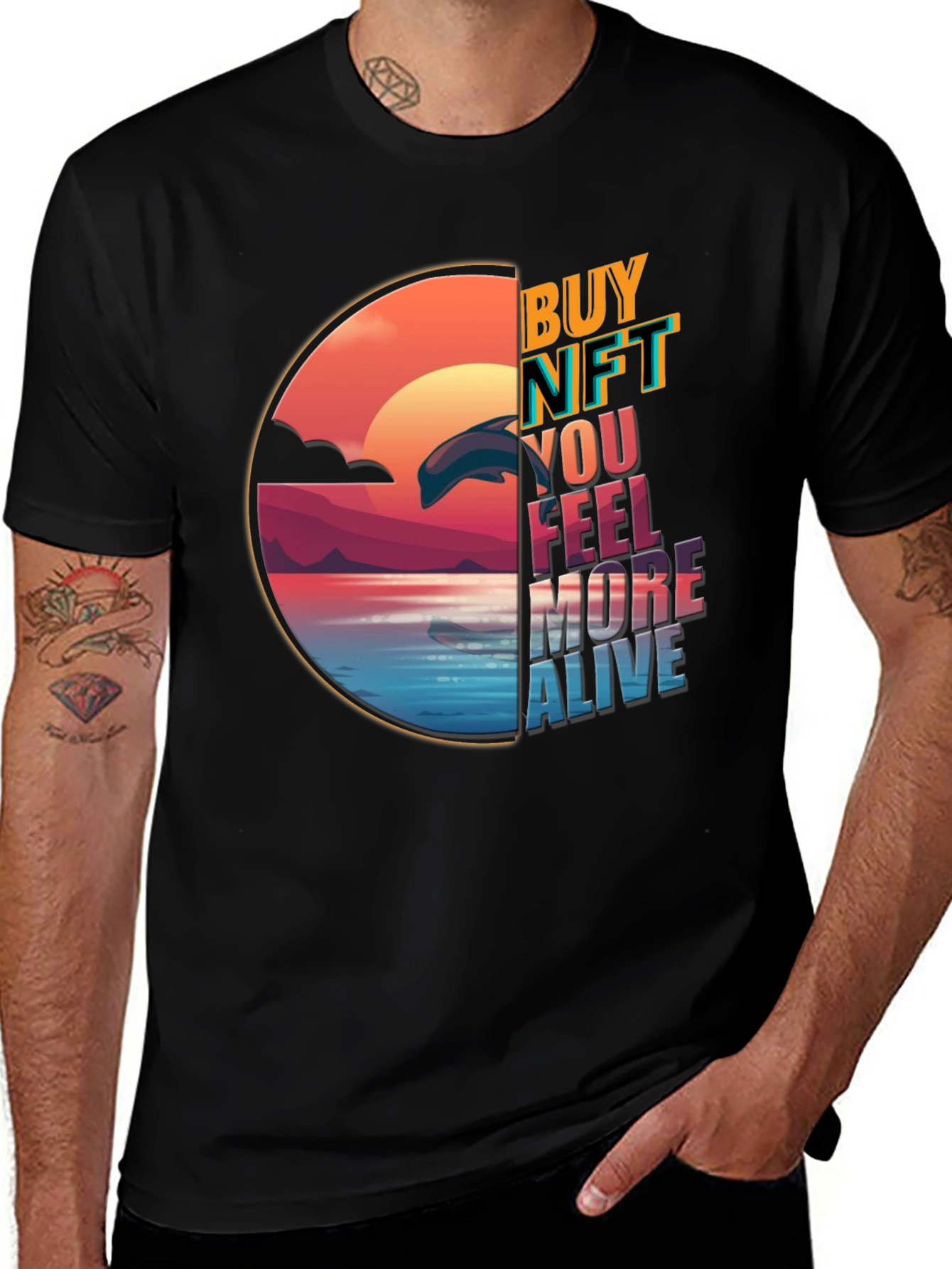 Buy NFT Graphic T-Shirt - Feel More Alive!