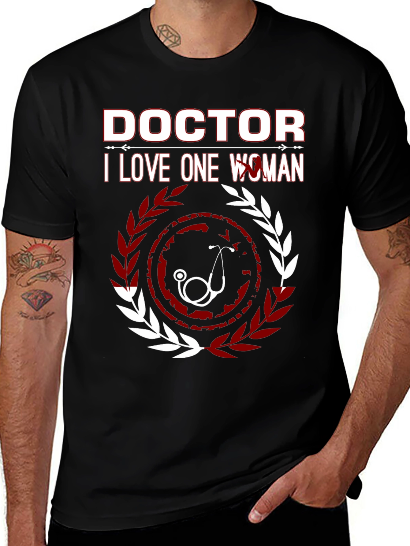 Variant 5 of Doctor: I Love One Woman T-Shirt