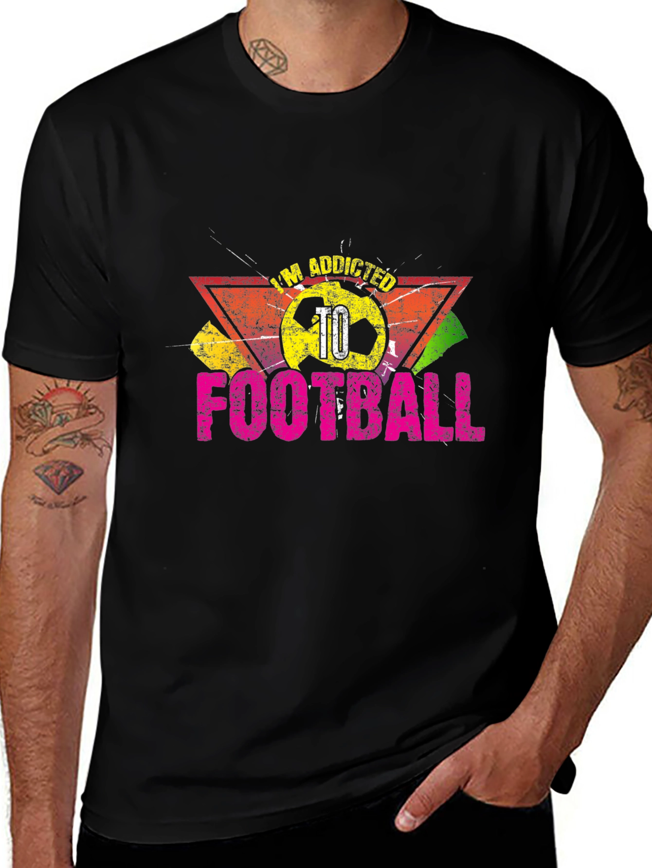 Variant 25 of Addicted to Football Graphic Tee