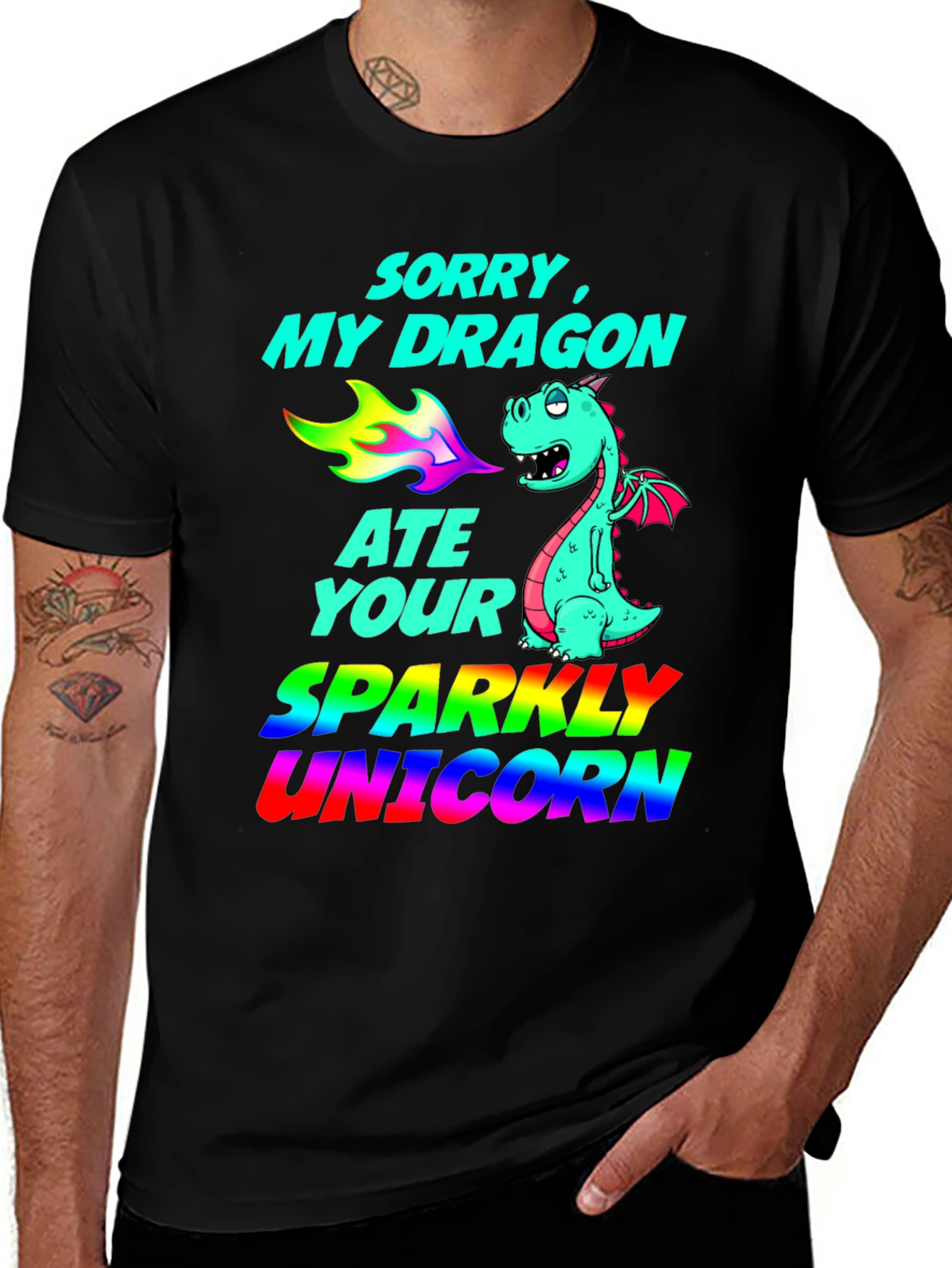 Variant 30 of My Dragon Ate Your Unicorn T-Shirt