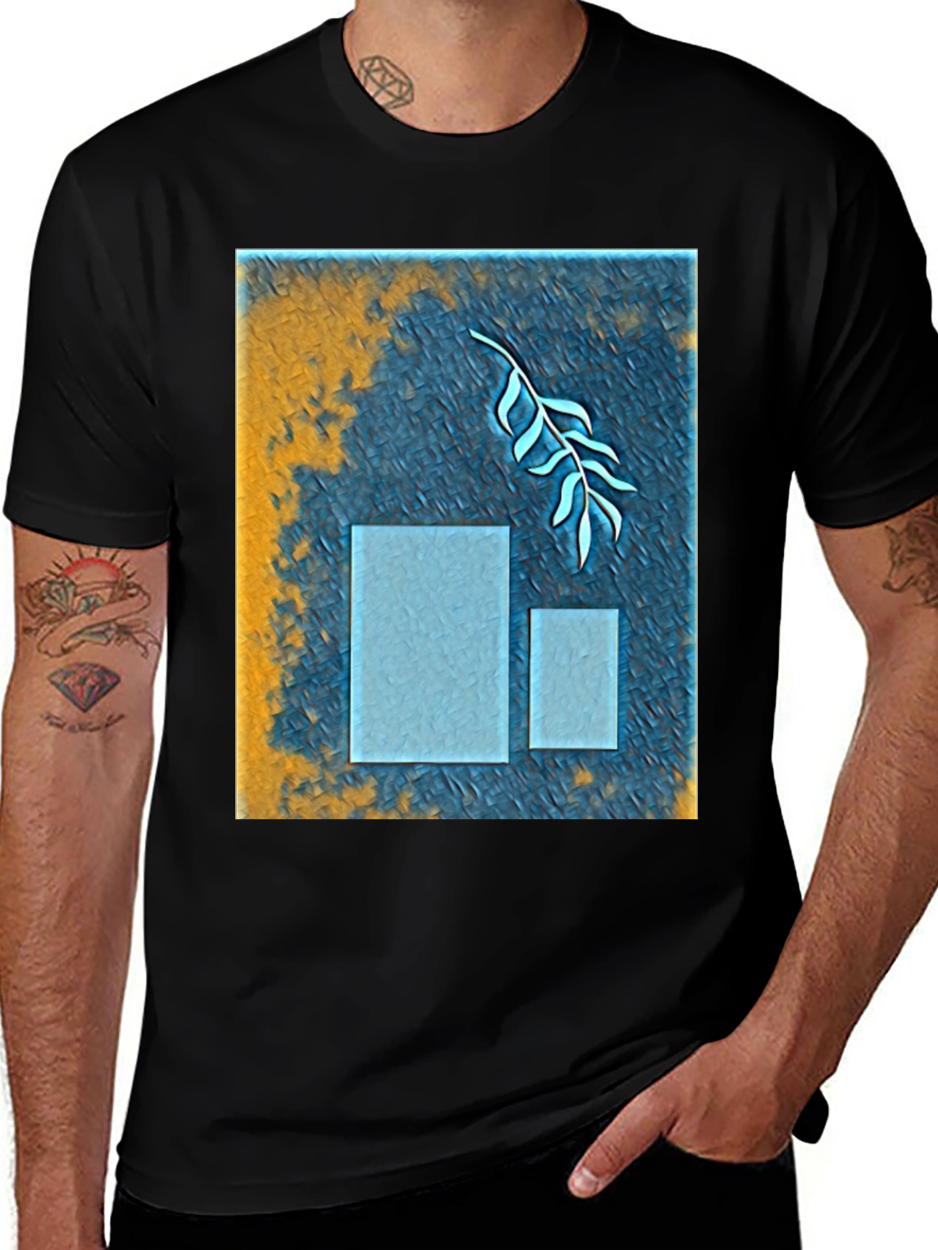 Variant 29 of Abstract Nature T-Shirt - Modern Graphic Tee