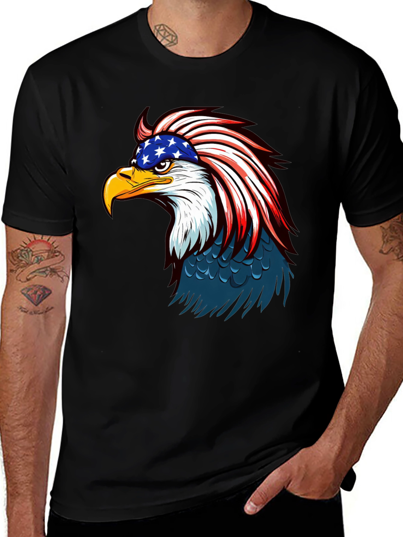 American Eagle Graphic Tee - Patriotic Design