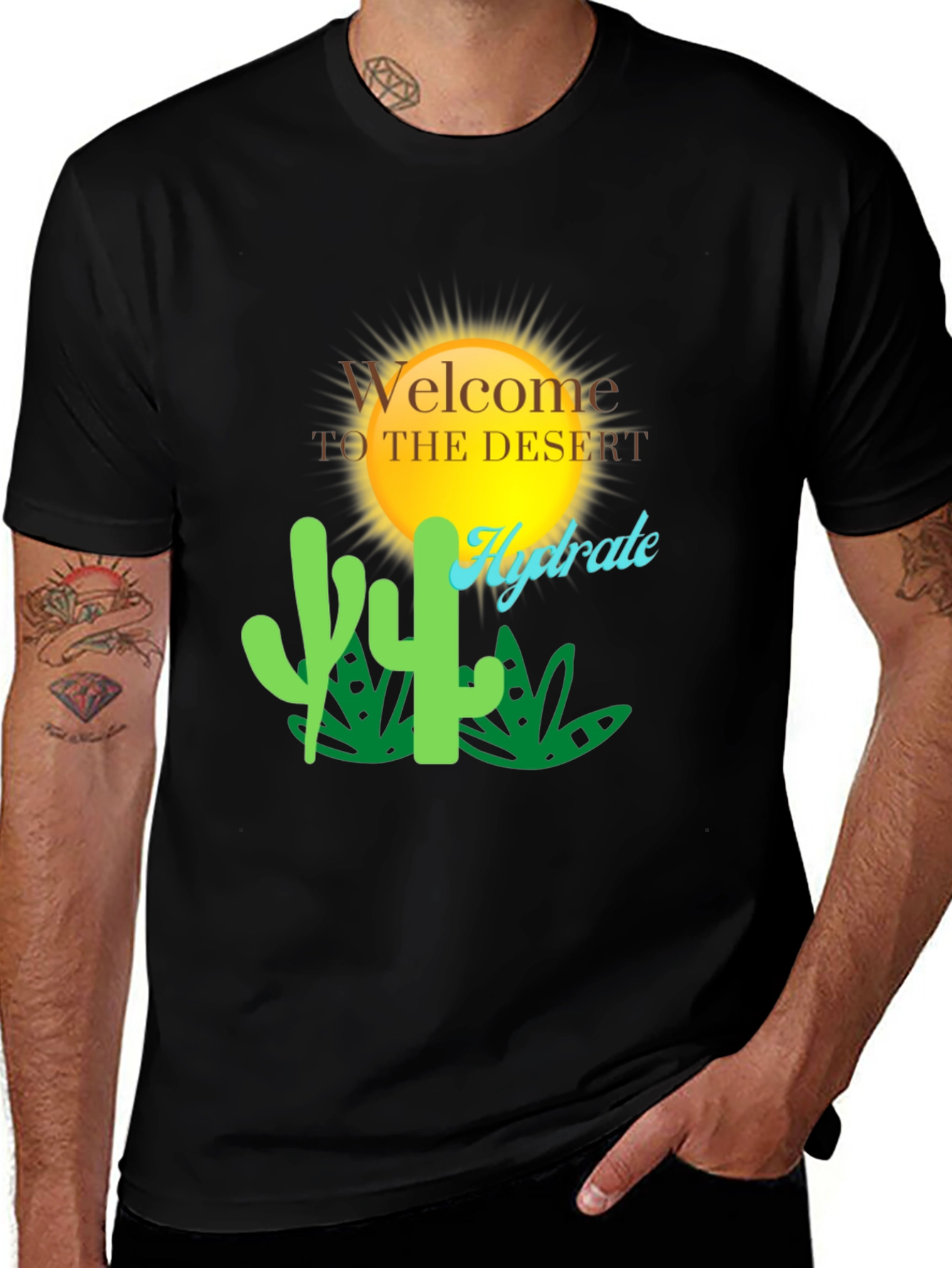 Variant 20 of Welcome to the Desert Hydrate Tee