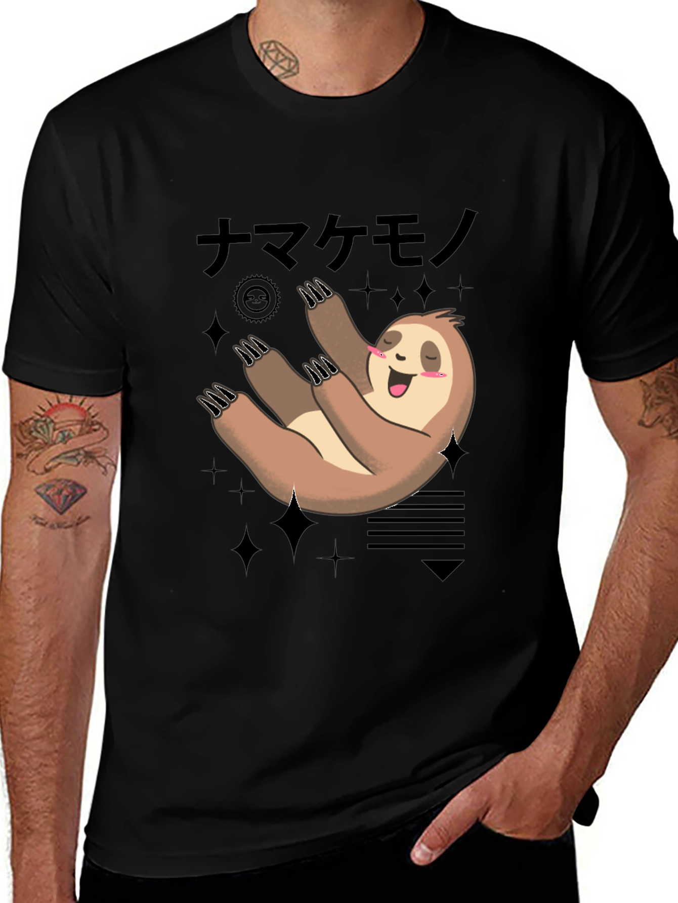 Variant 28 of Cute Sloth T-Shirt - Relaxed Kawaii Style