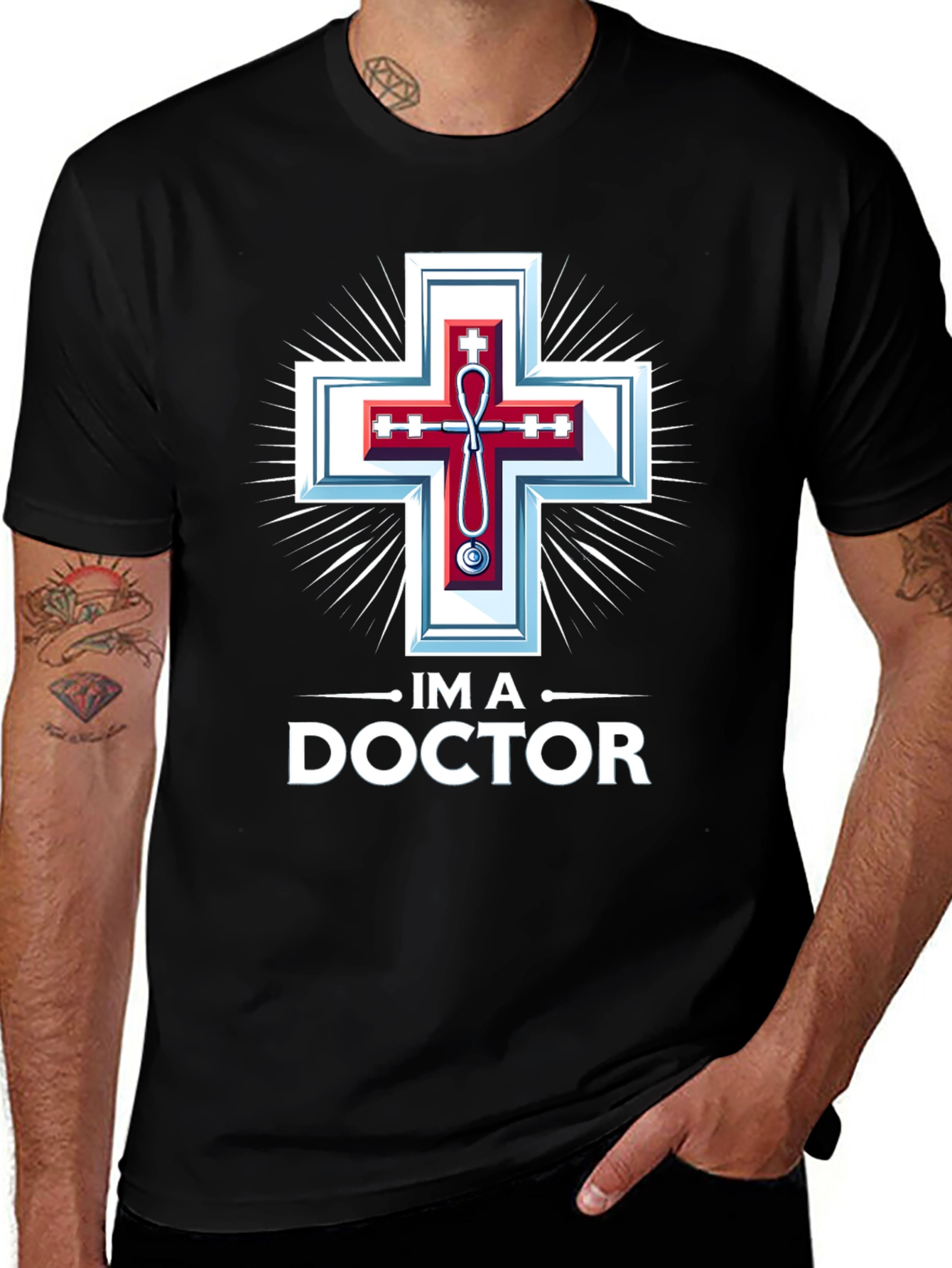 Variant 7 of I'm A Doctor Christian Medical T-Shirt