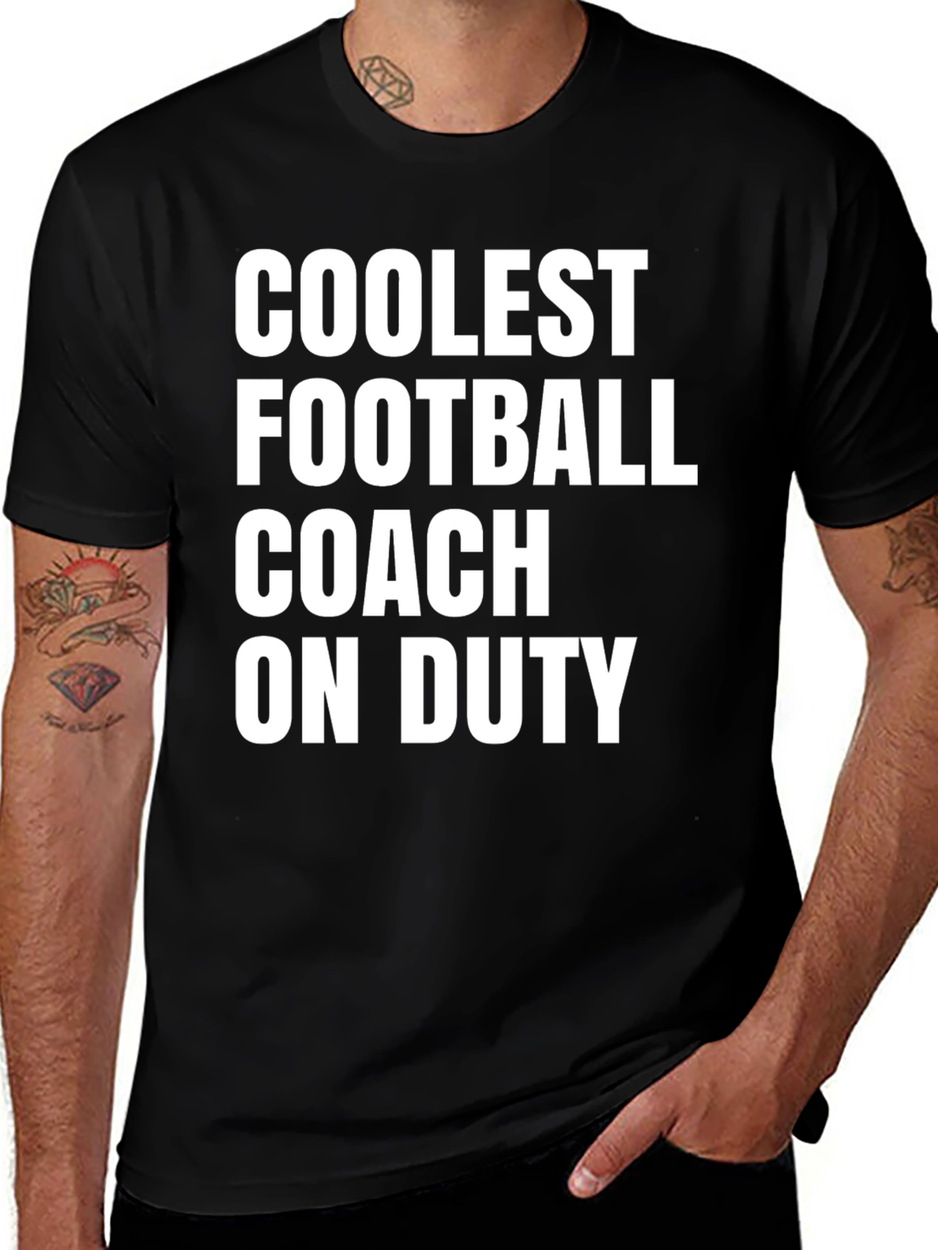Variant 17 of Coolest Football Coach On Duty T-Shirt