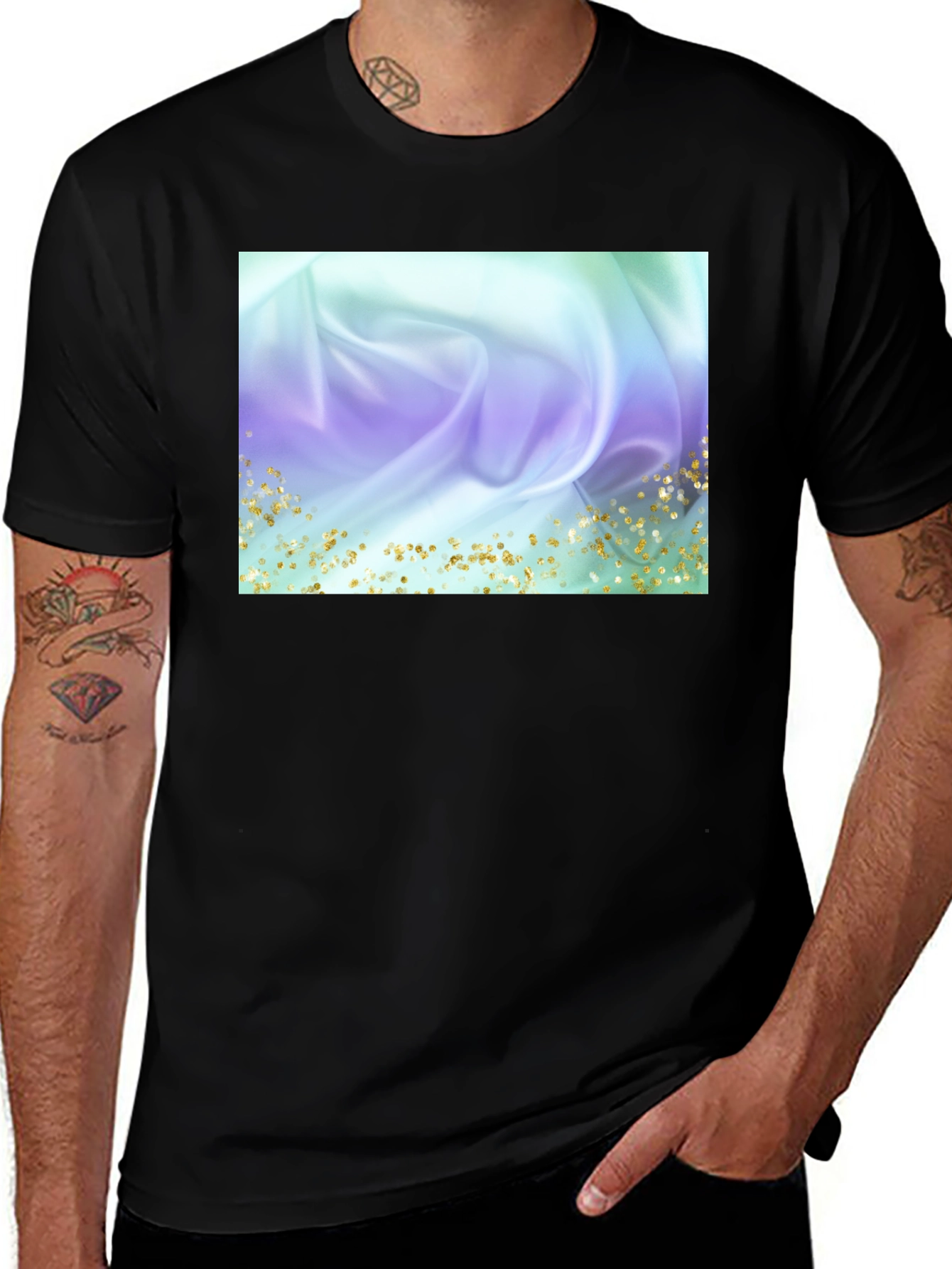 Variant 17 of Elegant Swirl Tee - Stylish Everyday Wear