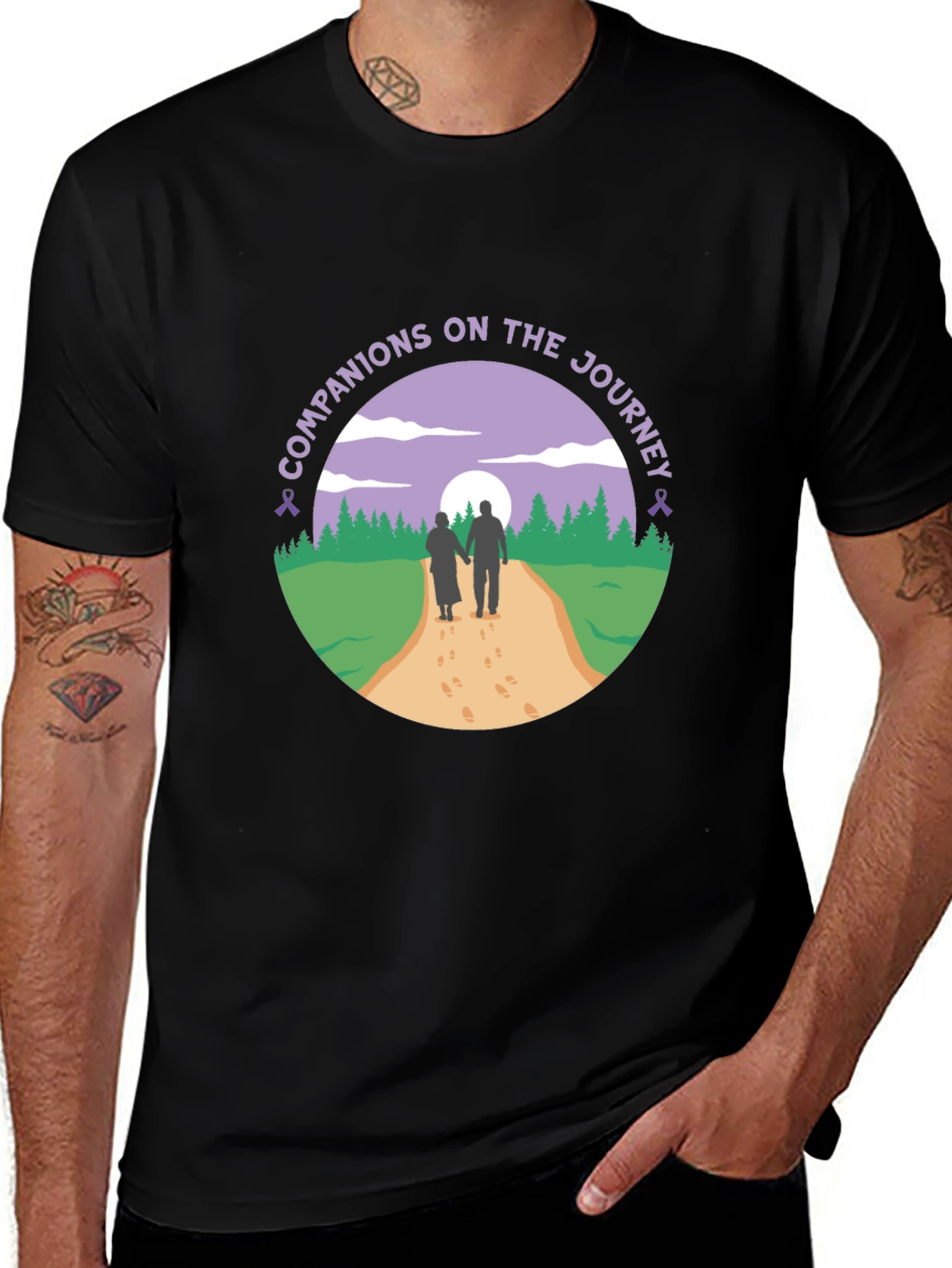 Variant 2 of Companions on the Journey Graphic T-Shirt