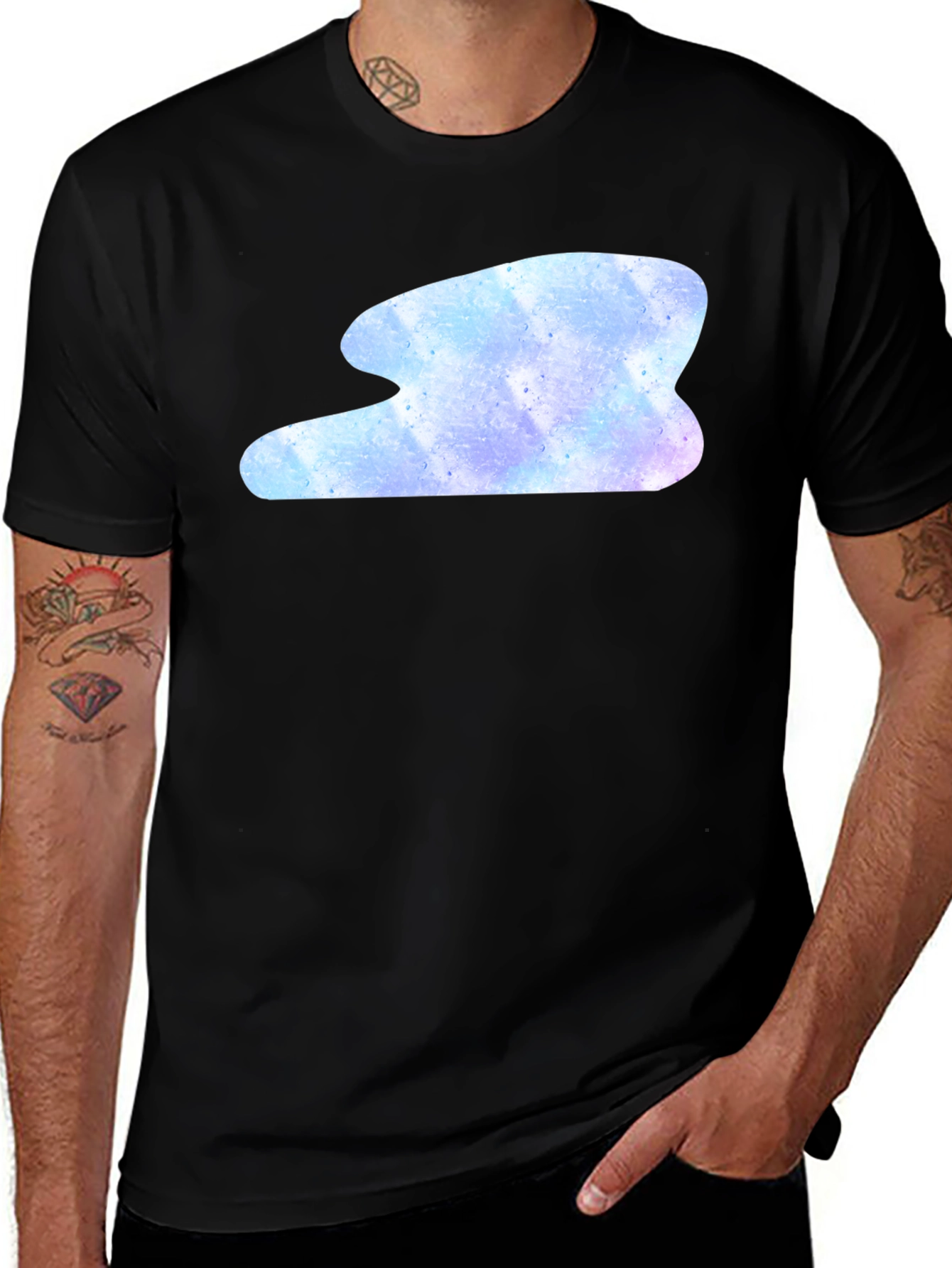 Variant 21 of Abstract Cloud T-Shirt - Soft Style, Everyday Wear