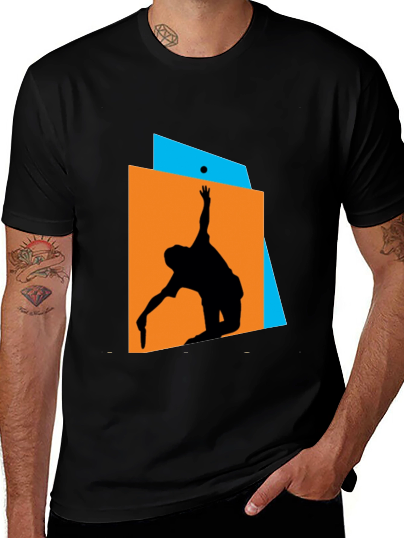 Variant 28 of Cool Graphic Tee - Disc Golf Player Design