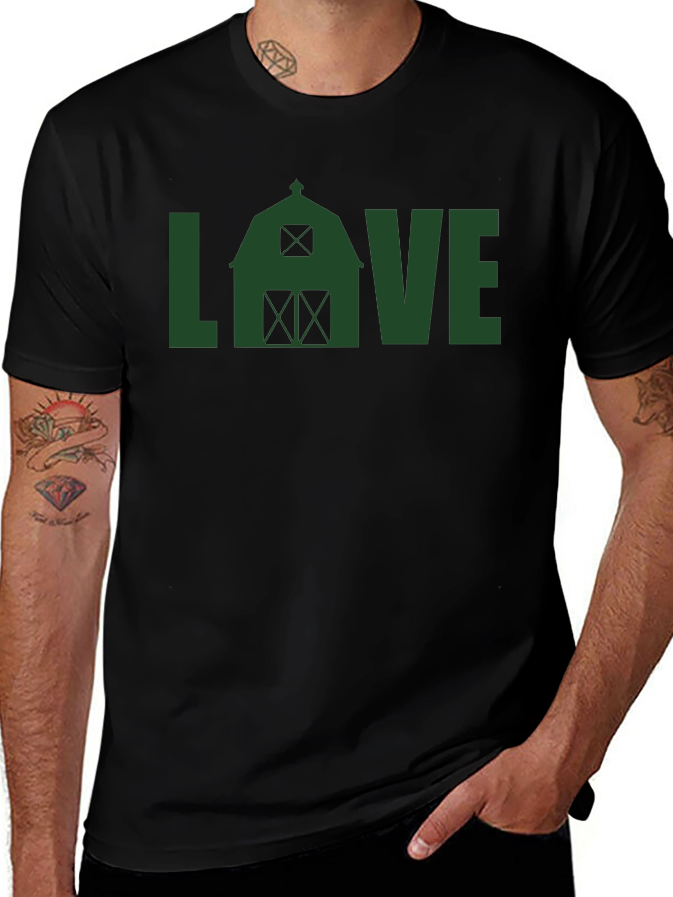 Variant 16 of Love Barn T-Shirt - Farmhouse Chic