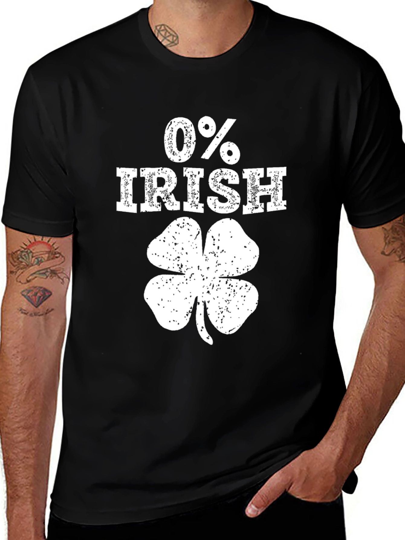Funny 0% Irish St. Patrick's Day T-Shirt