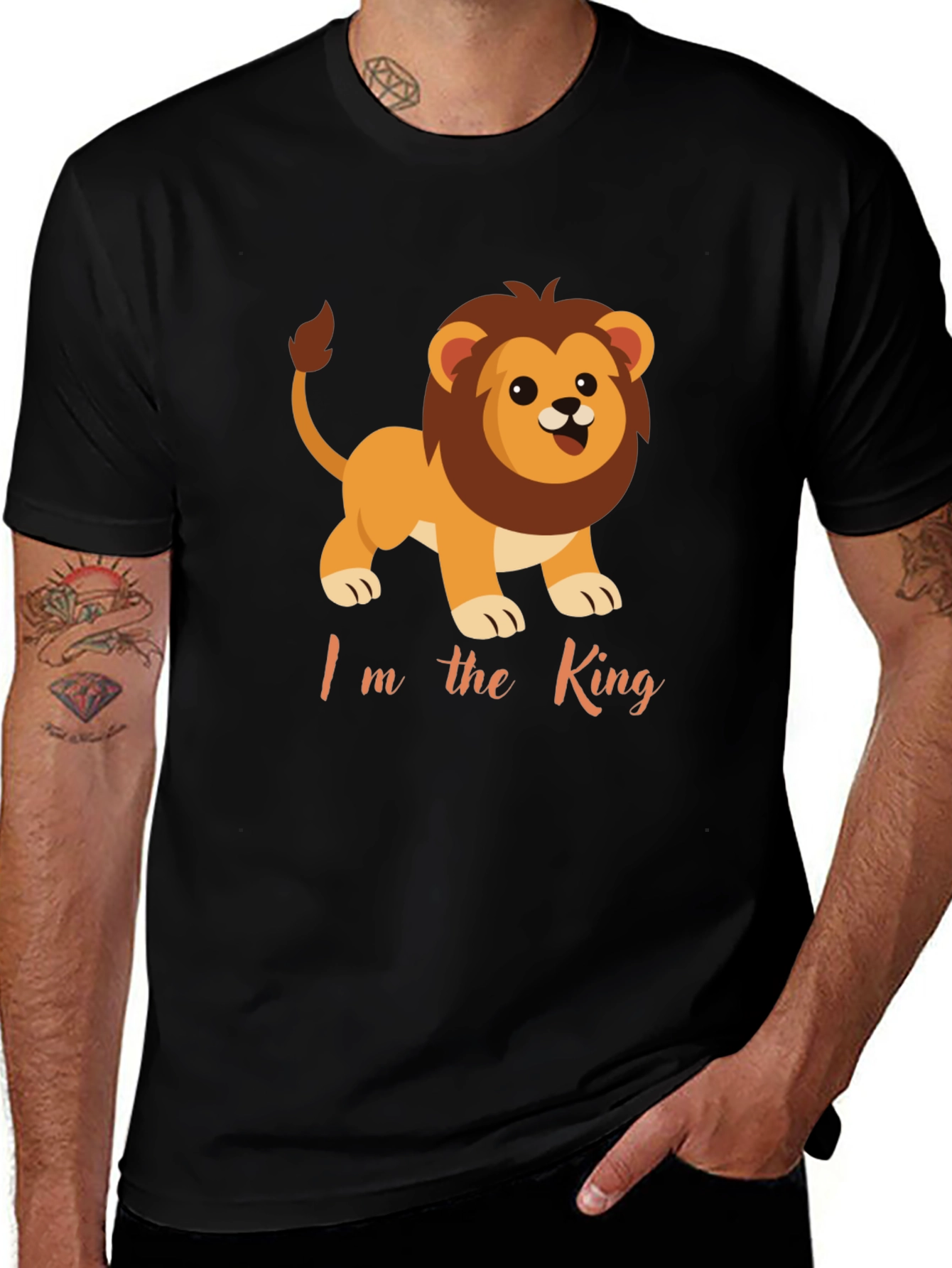 I'm the King T-Shirt - Lion Graphic Tee